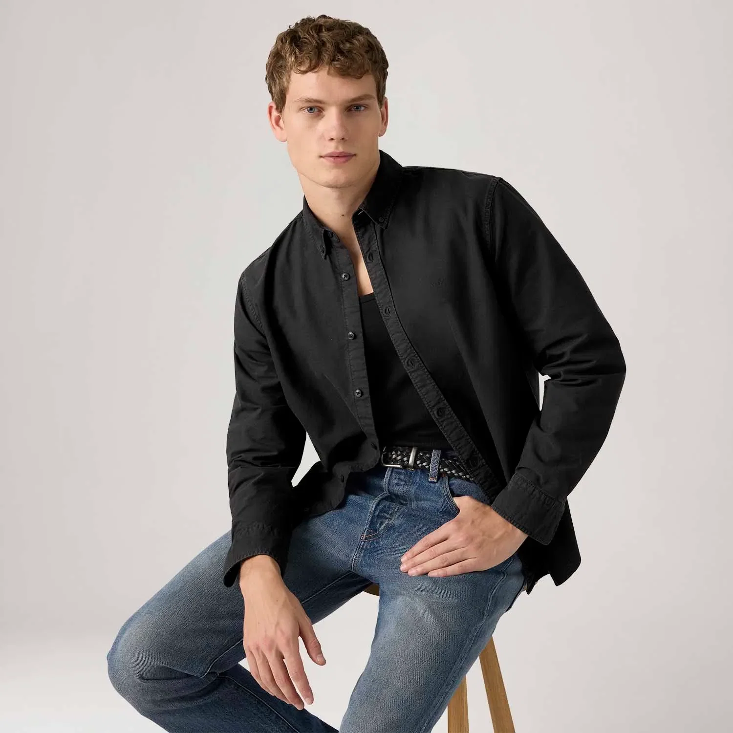 Camisa Levi's® Authentic Button Down Preta