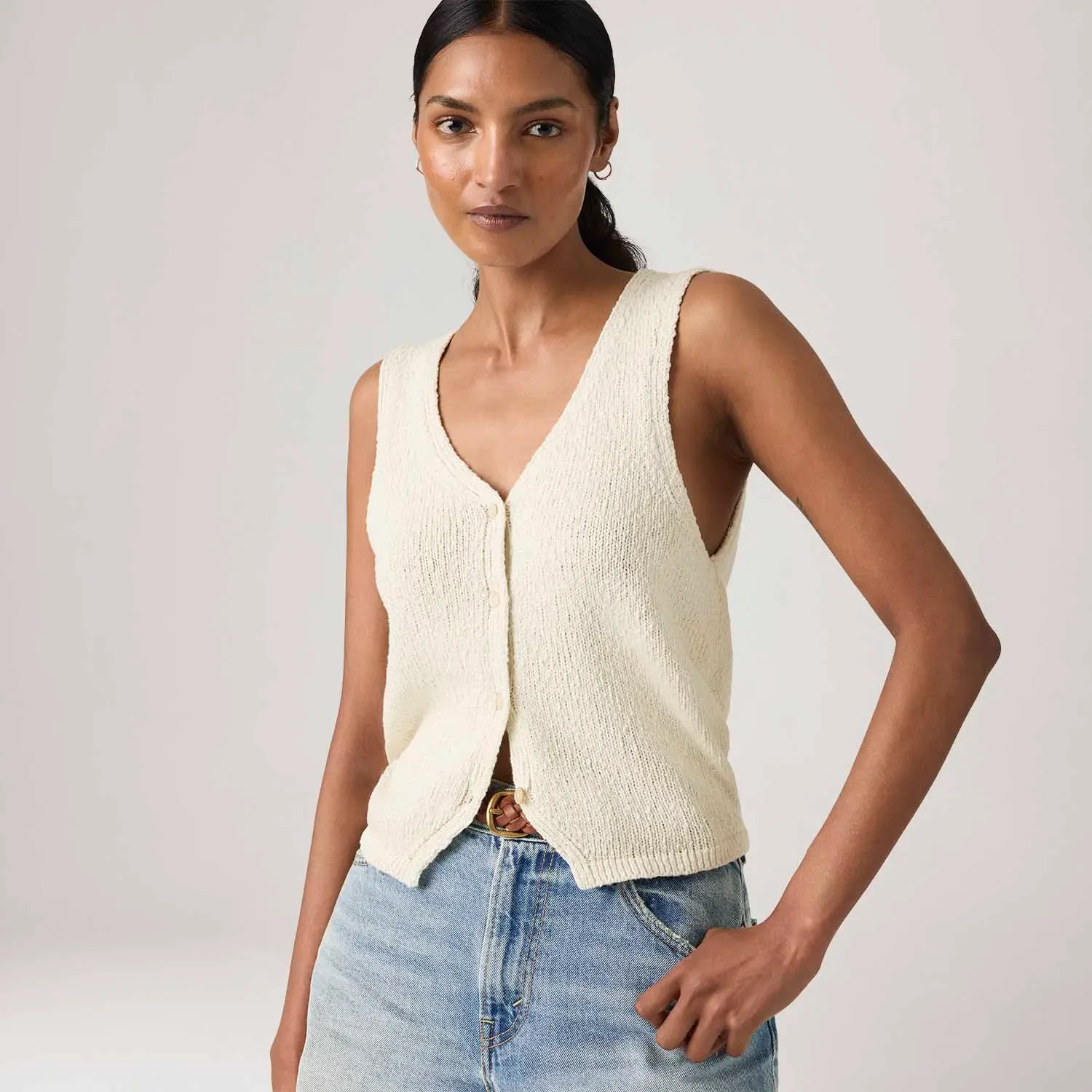 Regata Levi's® Helen Boucle Off White — imagem 1