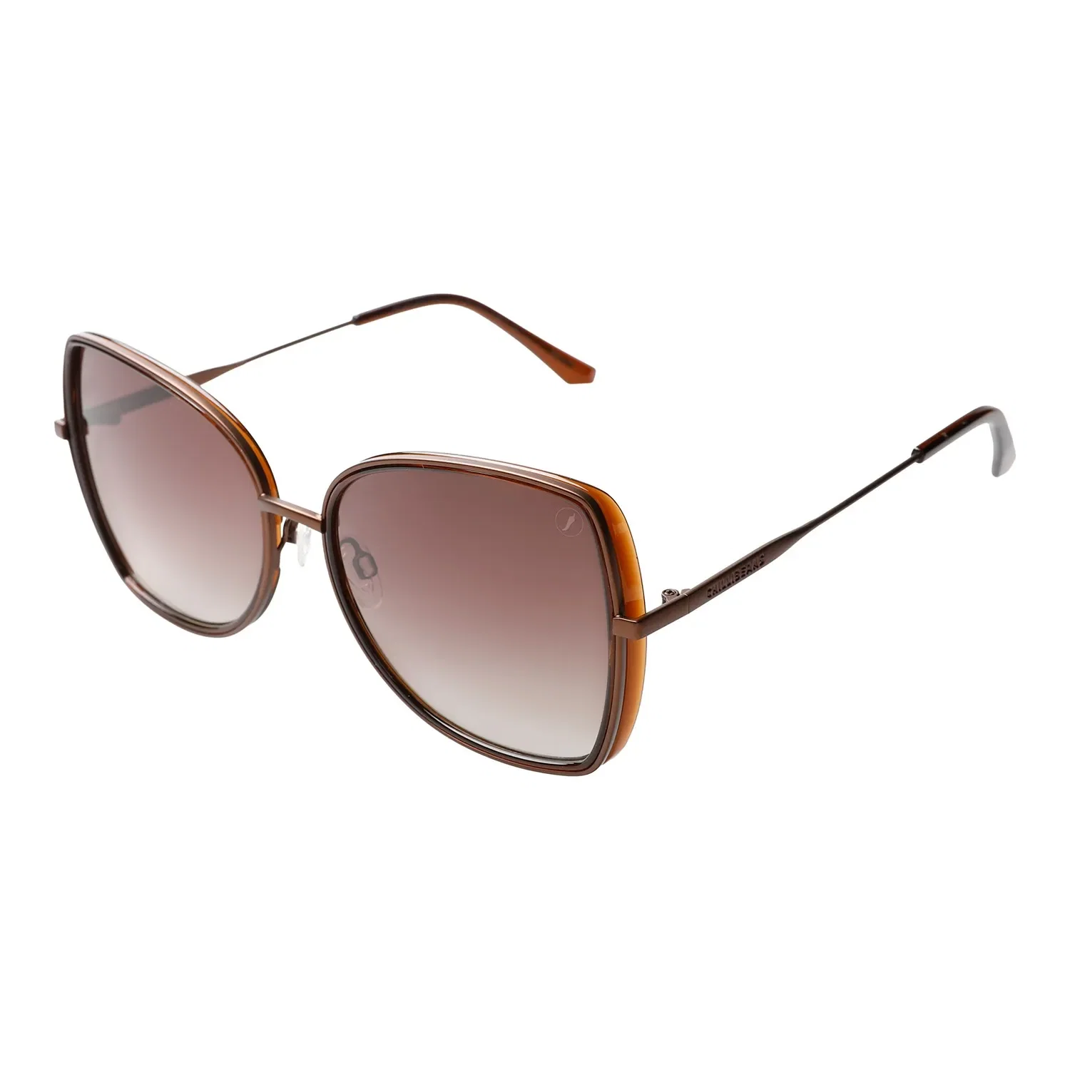 Óculos de Sol Feminino Chilli Beans Quadrado Marrom — imagem 1
