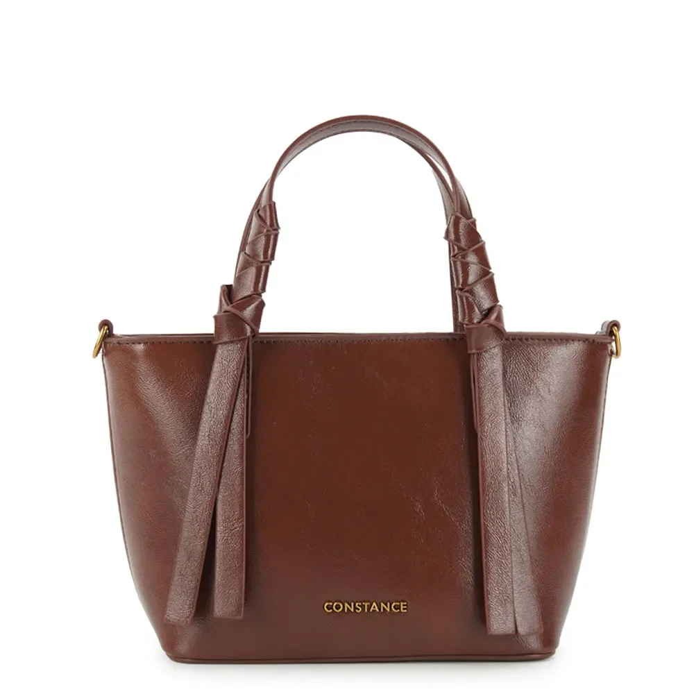 Bolsa Tiracolo Tiras Marrom — imagem 1
