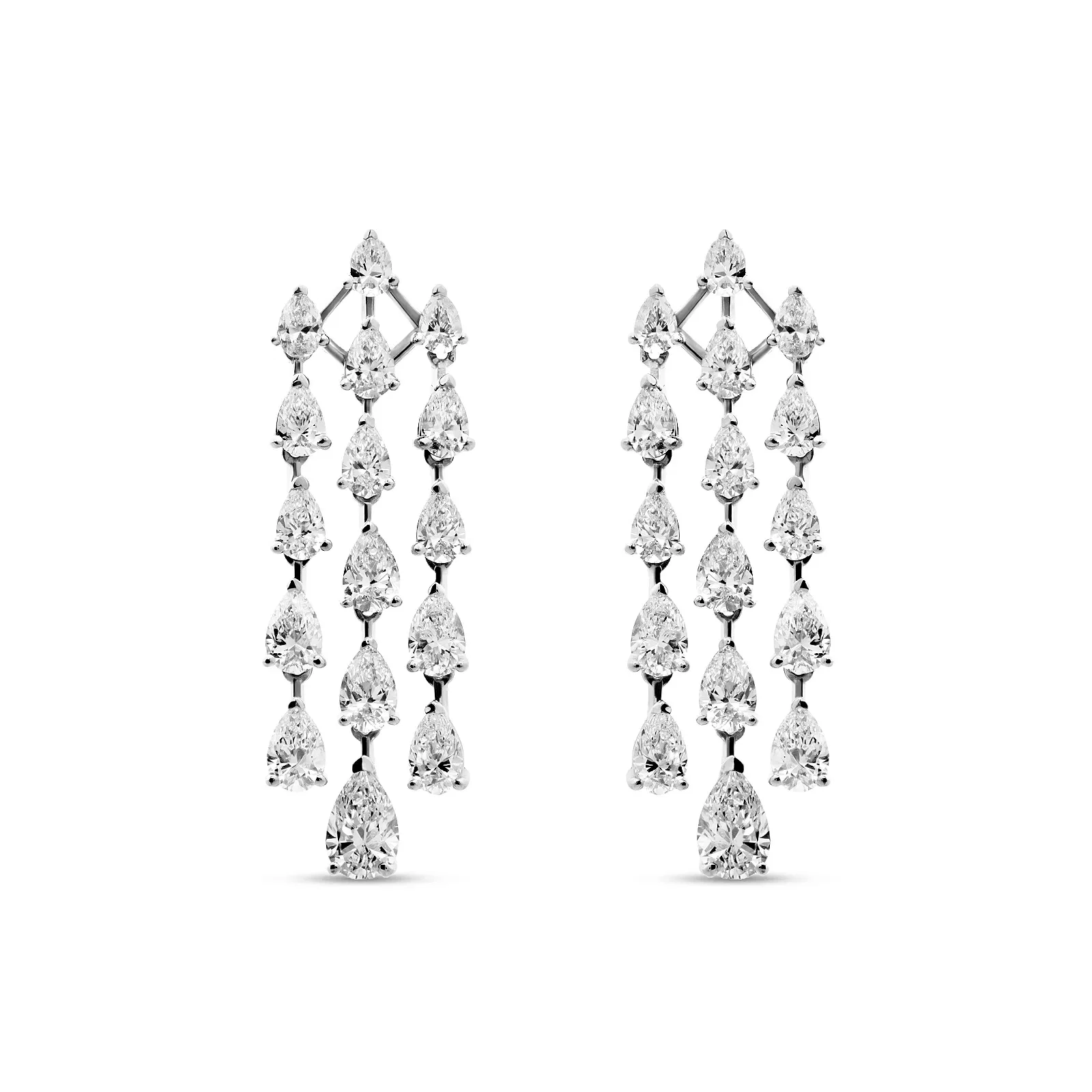Brinco Venere em Ouro Branco 18K com Diamante de Laboratório 12,8 CT — imagem 1