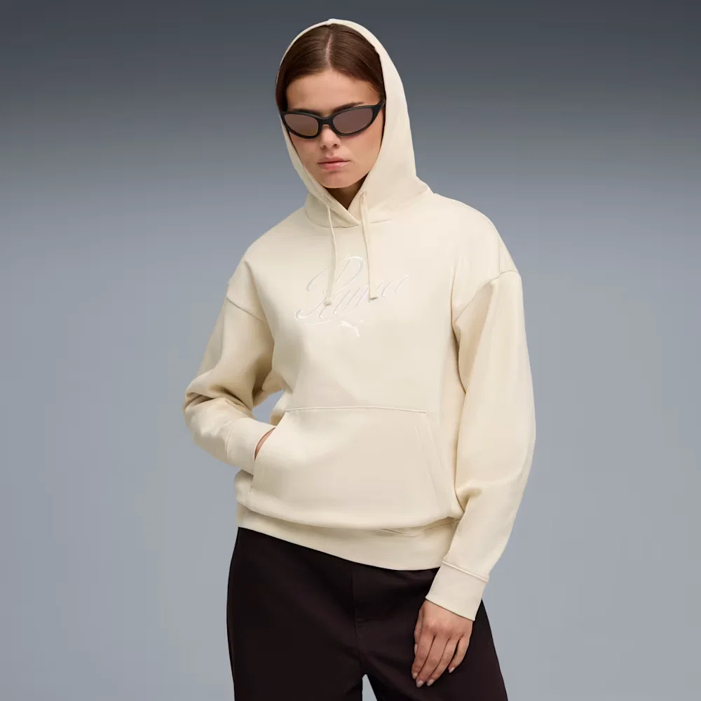Moletom com Capuz Essentials Script Comfort Feminino — imagem 1