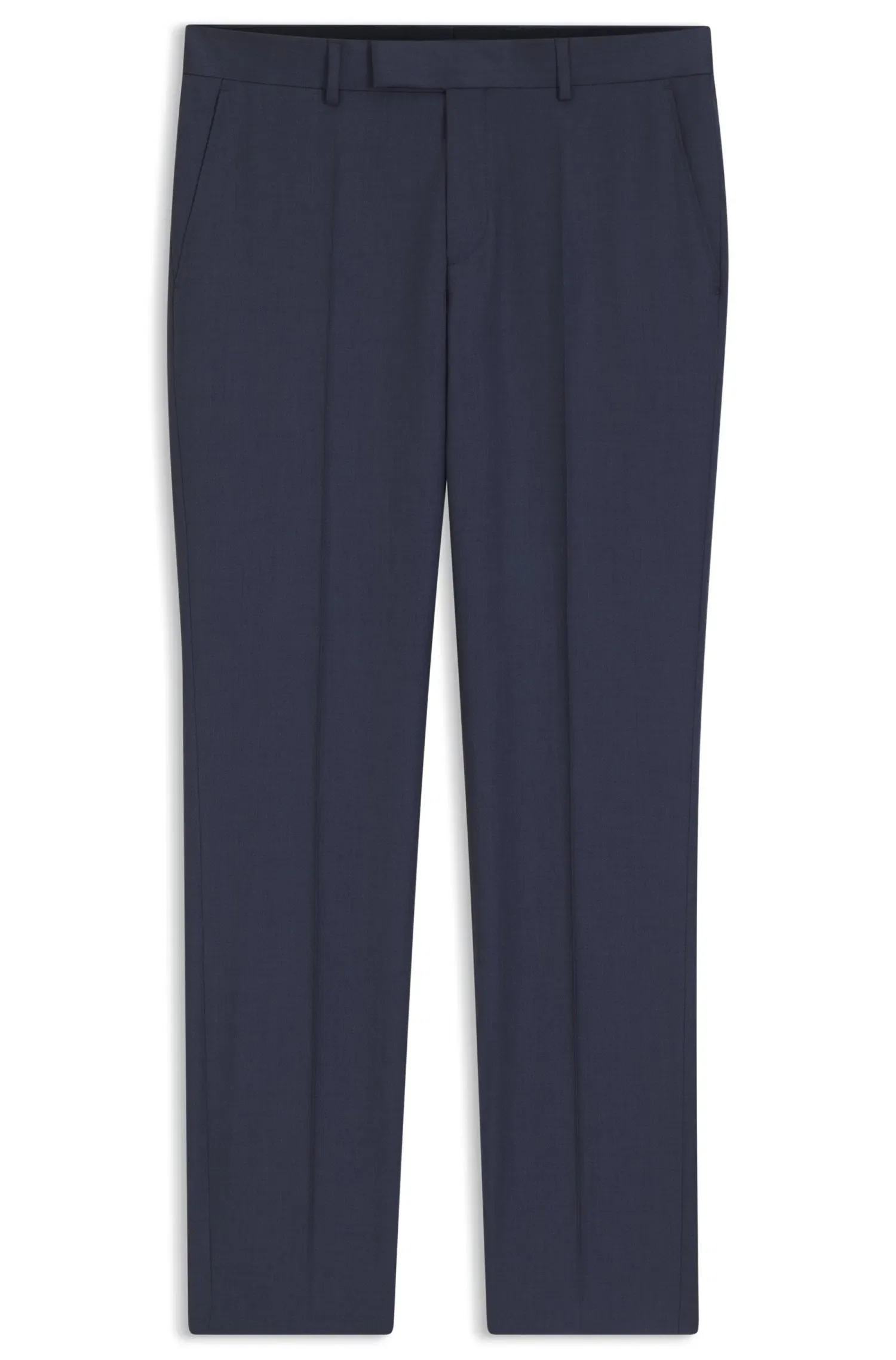 Calça Slim Fit Em Sarja De Lã Virgem — imagem 1