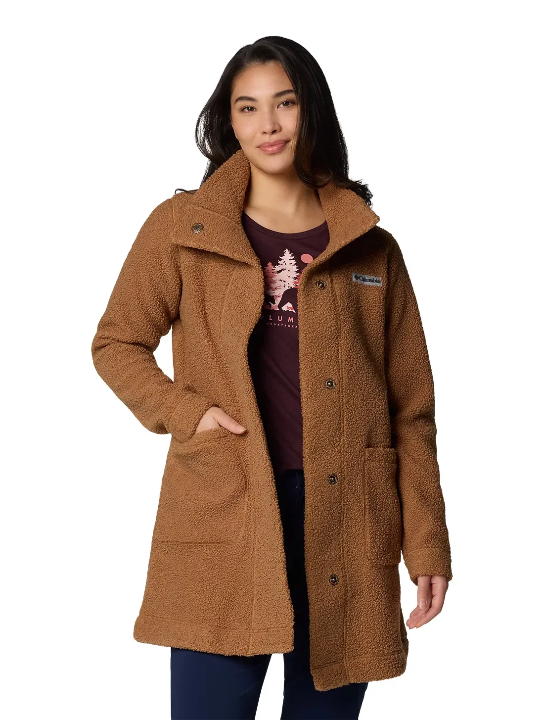 Jaqueta Columbia Feminina Panorama™ Longa — imagem 1