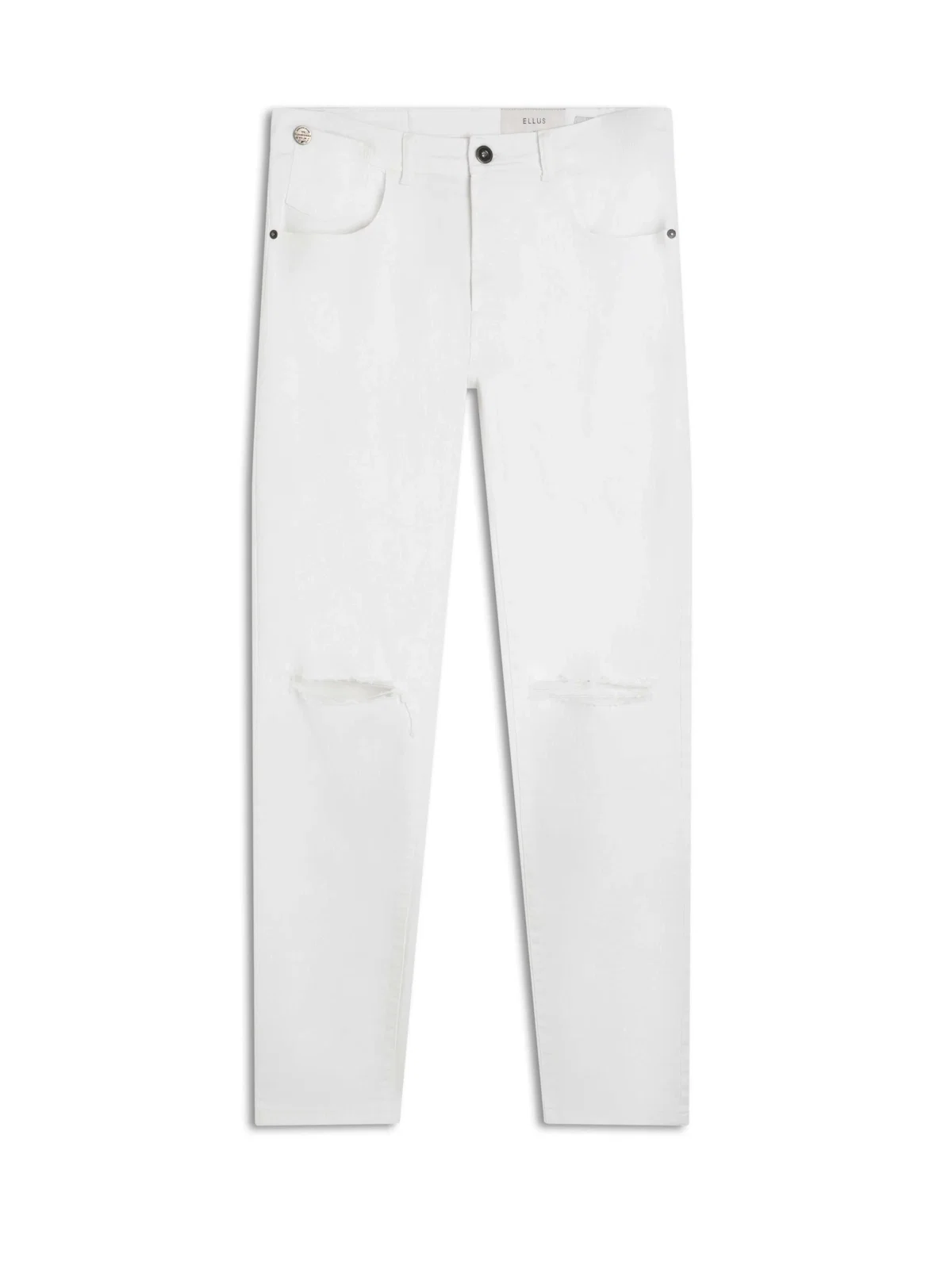 Calça Denim Color Stretch Skinny Branco
