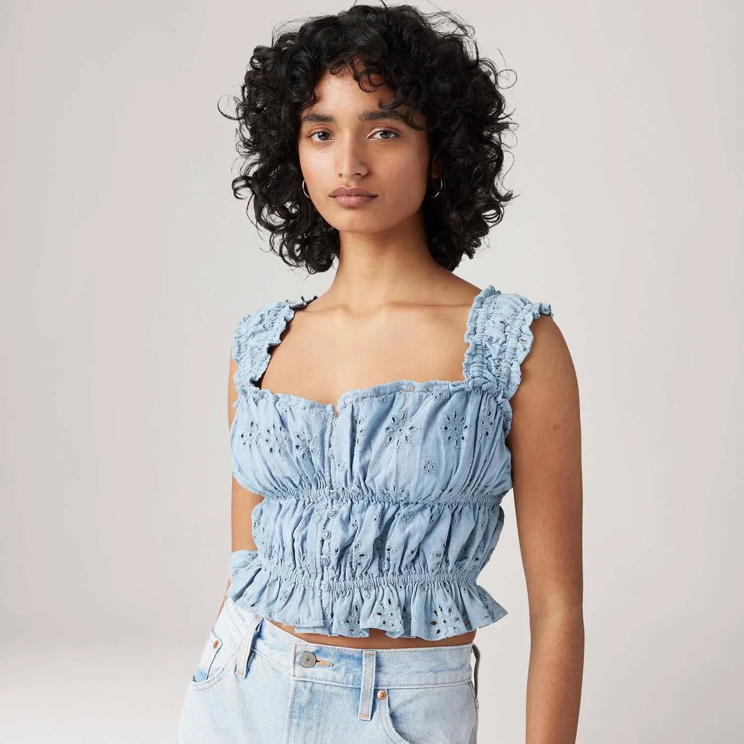 Blusa Levi's® Amaya Azul Claro — imagem 1