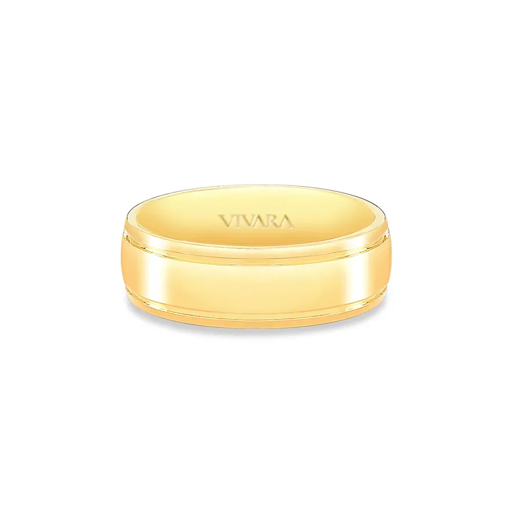 Aliança Love Me em Ouro Amarelo 18k, 6mm
