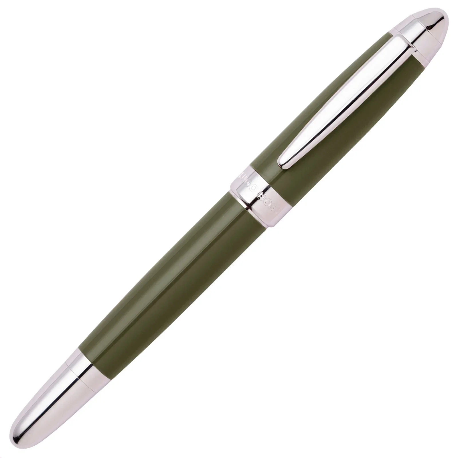 Caneta Hugo Boss Aço Cáqui / prata Hsn0015t — imagem 1