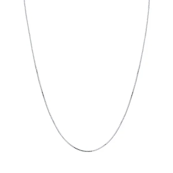 Corrente Prata Veneziana 60Cm 0,7mm