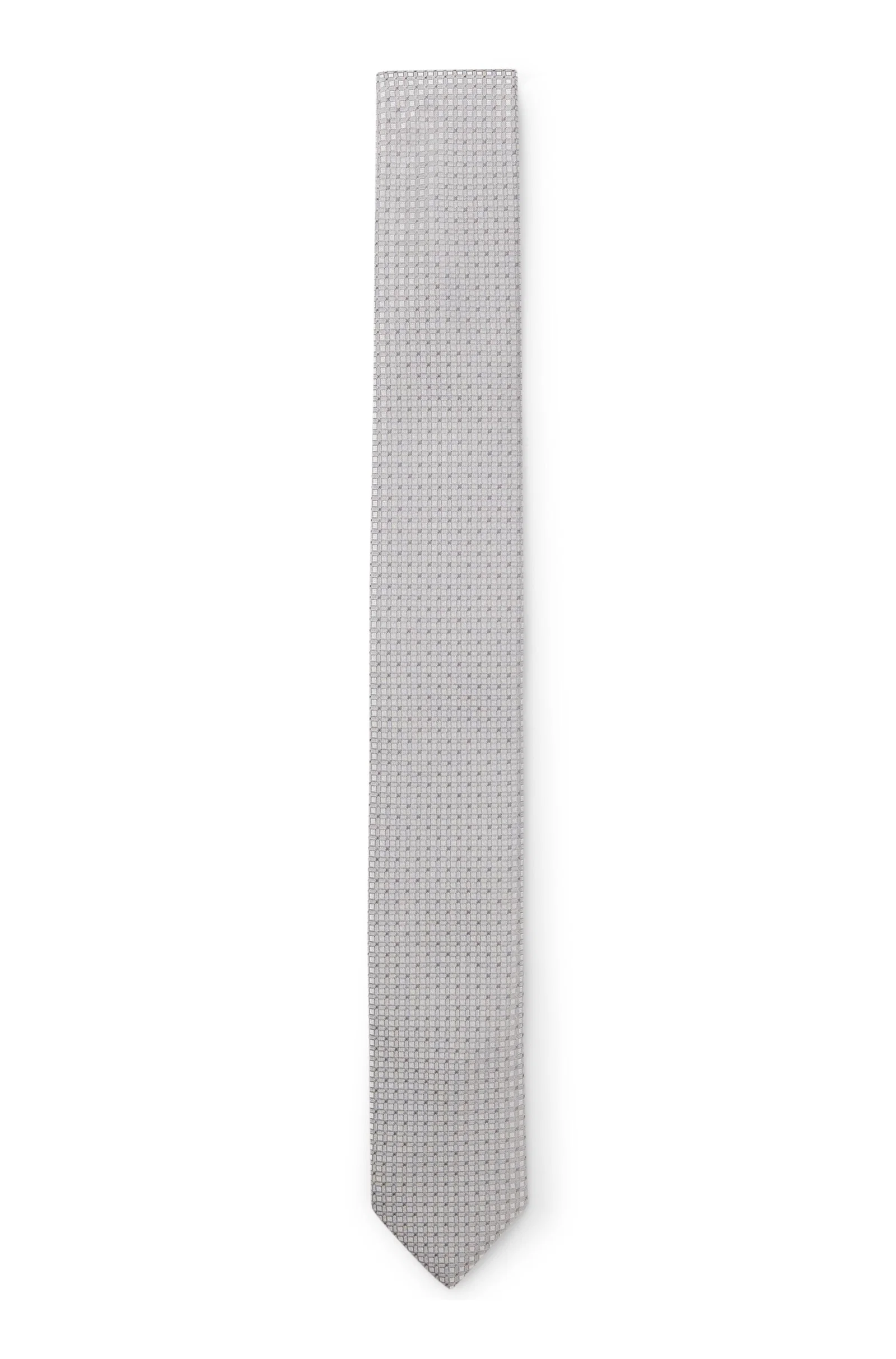 Gravata De Mistura De Seda Com Padrão Jacquard — imagem 1