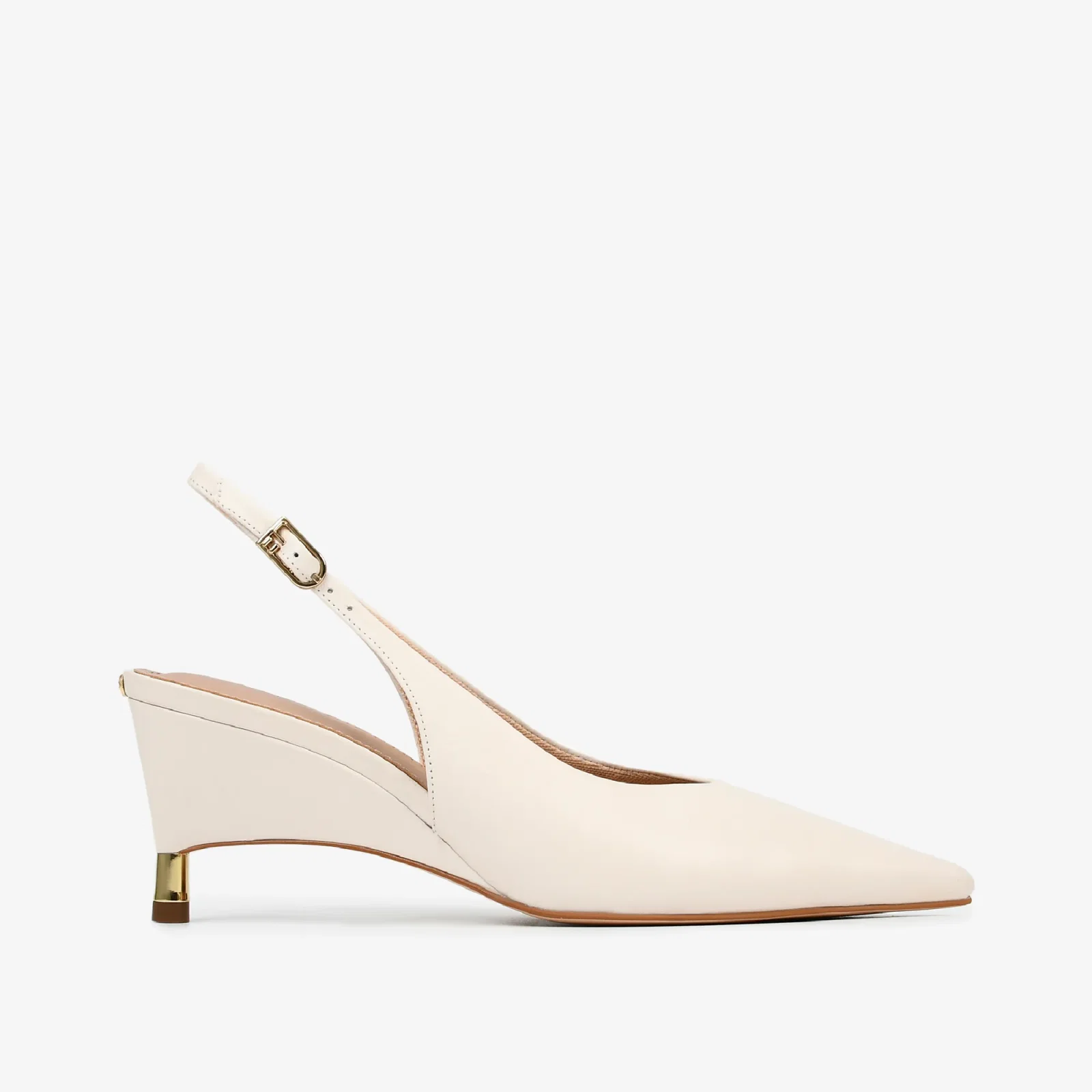 Slingback Off White Cordilheira Couro — imagem 1
