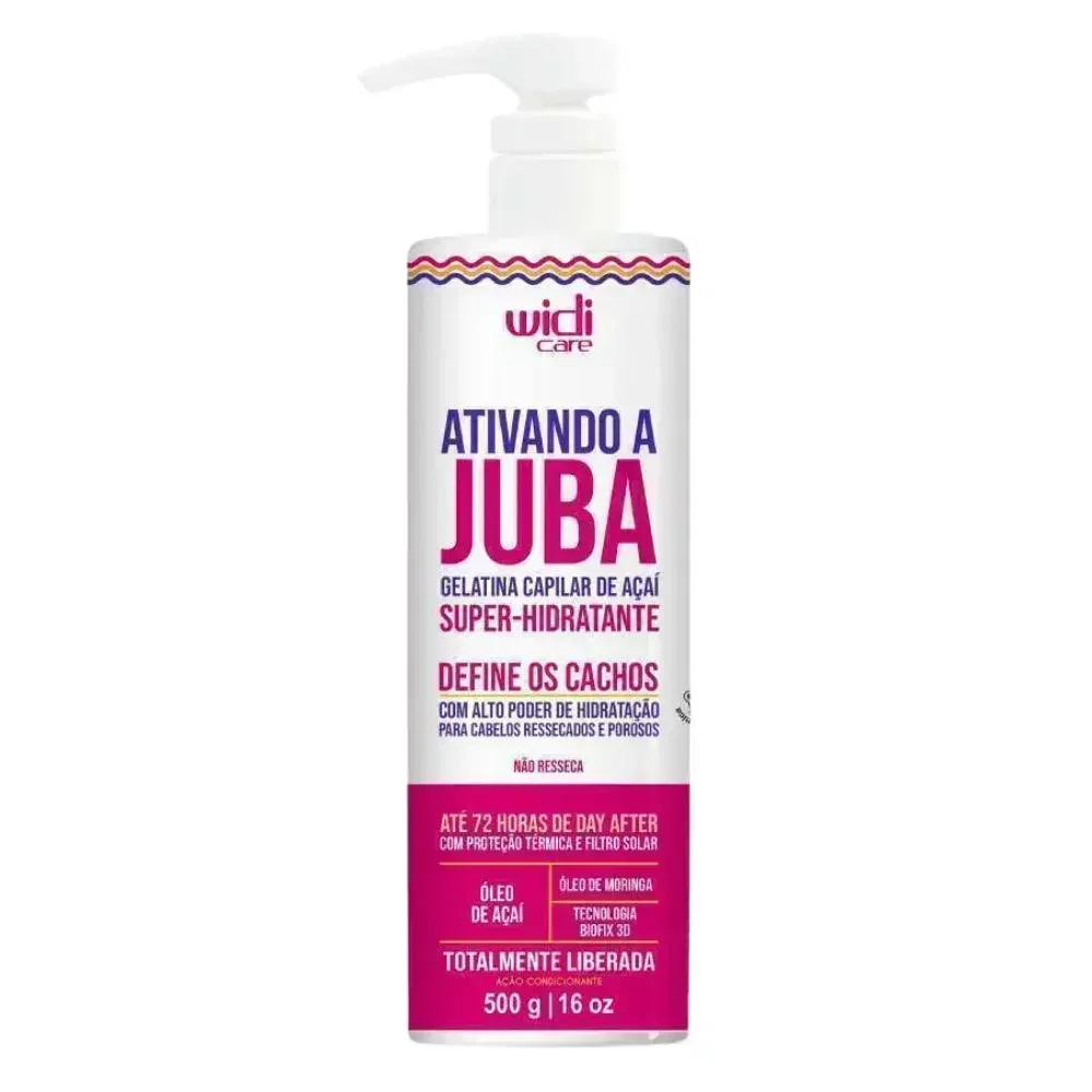 Gelatina Capilar Widi Care Ativando a Juba Super Hidratante 500g
