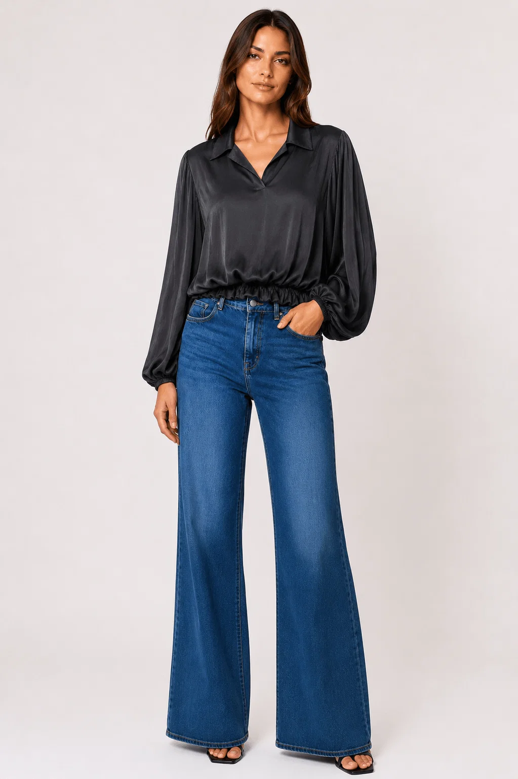 Blusa Manga Longa - Preto — imagem 1