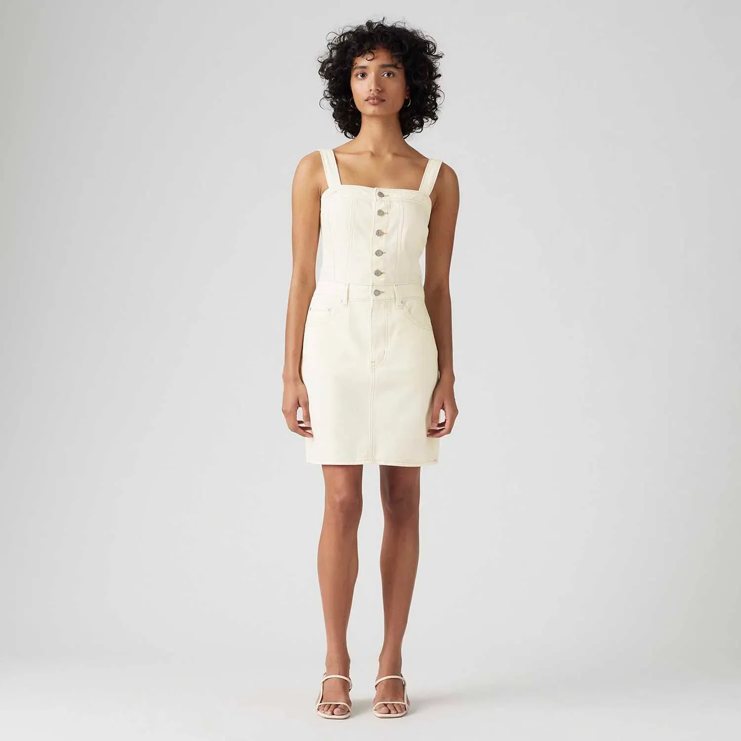 Vestido Jeans Levi's® Iconic Branco