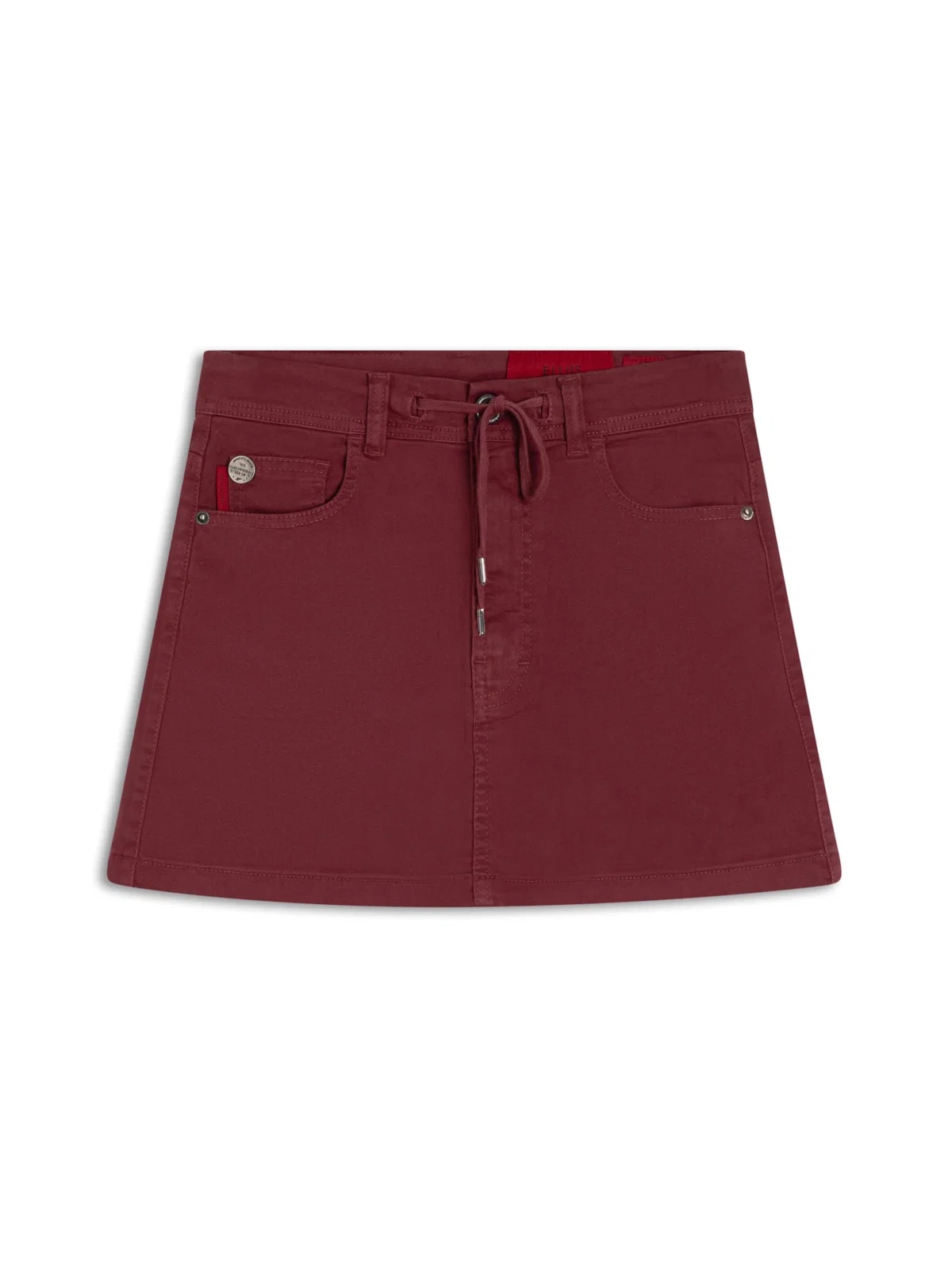 Saia Jogging Color Emma Preppy Bordeaux — imagem 1