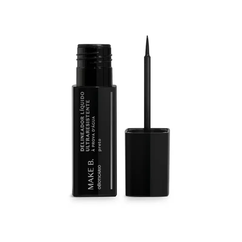 Delineador Líquido Para Olhos Preto Make B. — imagem 1