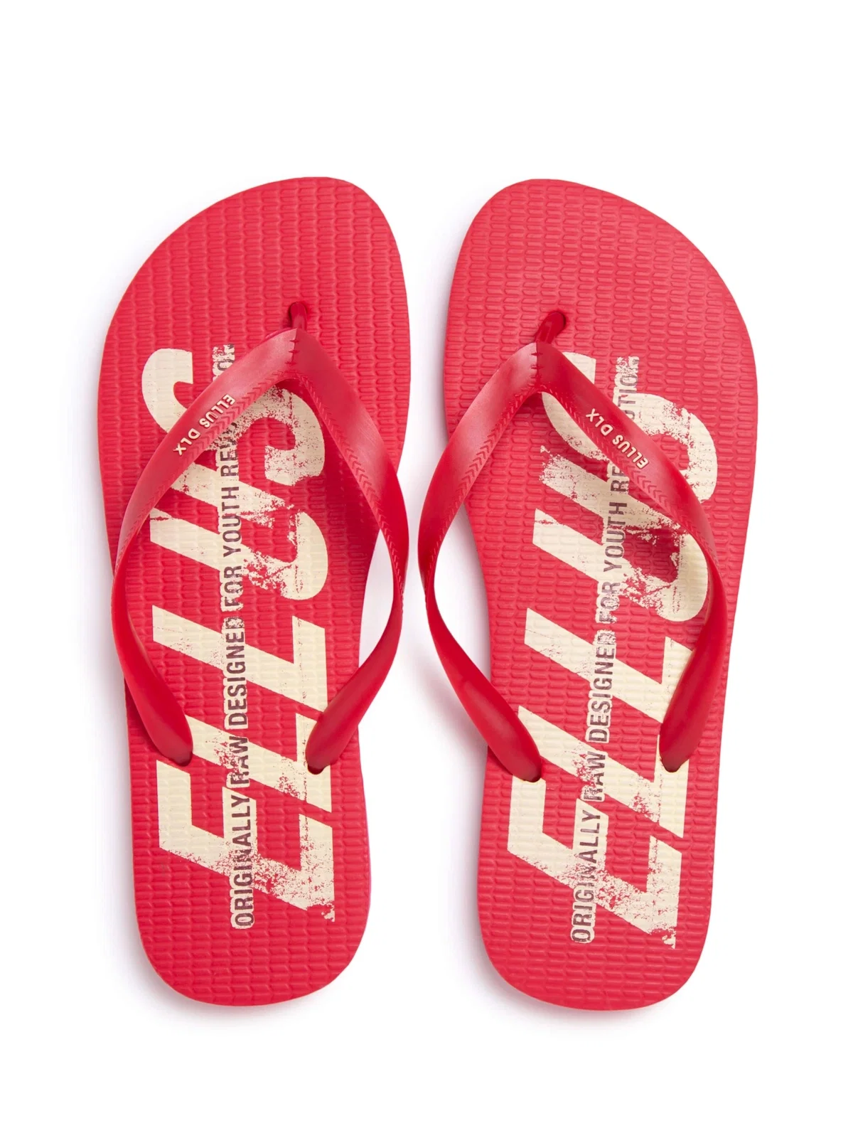 Chinelo Ellus Revolution Base Vermelha / Tira Vermelha