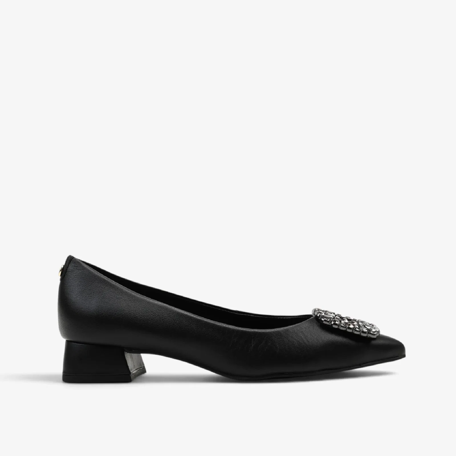 Scarpin Preto Couro