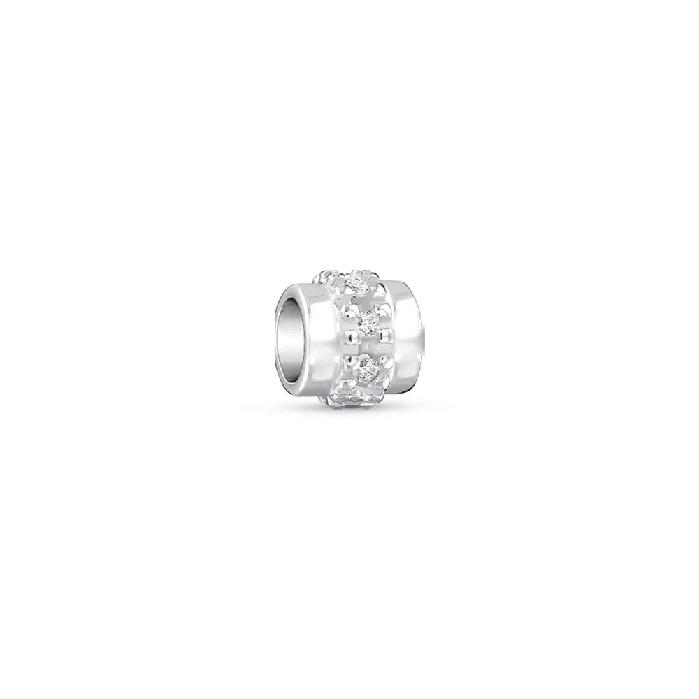 Separador Mama em Ouro Branco 18k com Diamantes — imagem 1