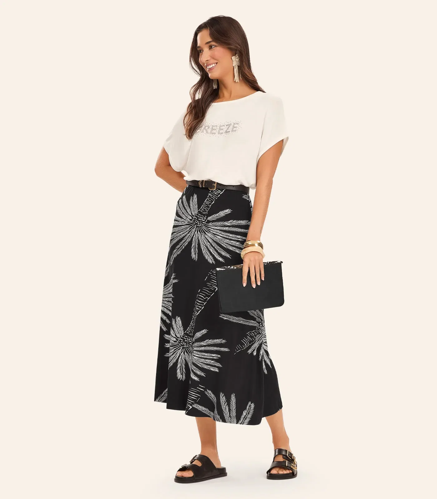 Blusa Feminina Visco Tricot Rovitex Bege