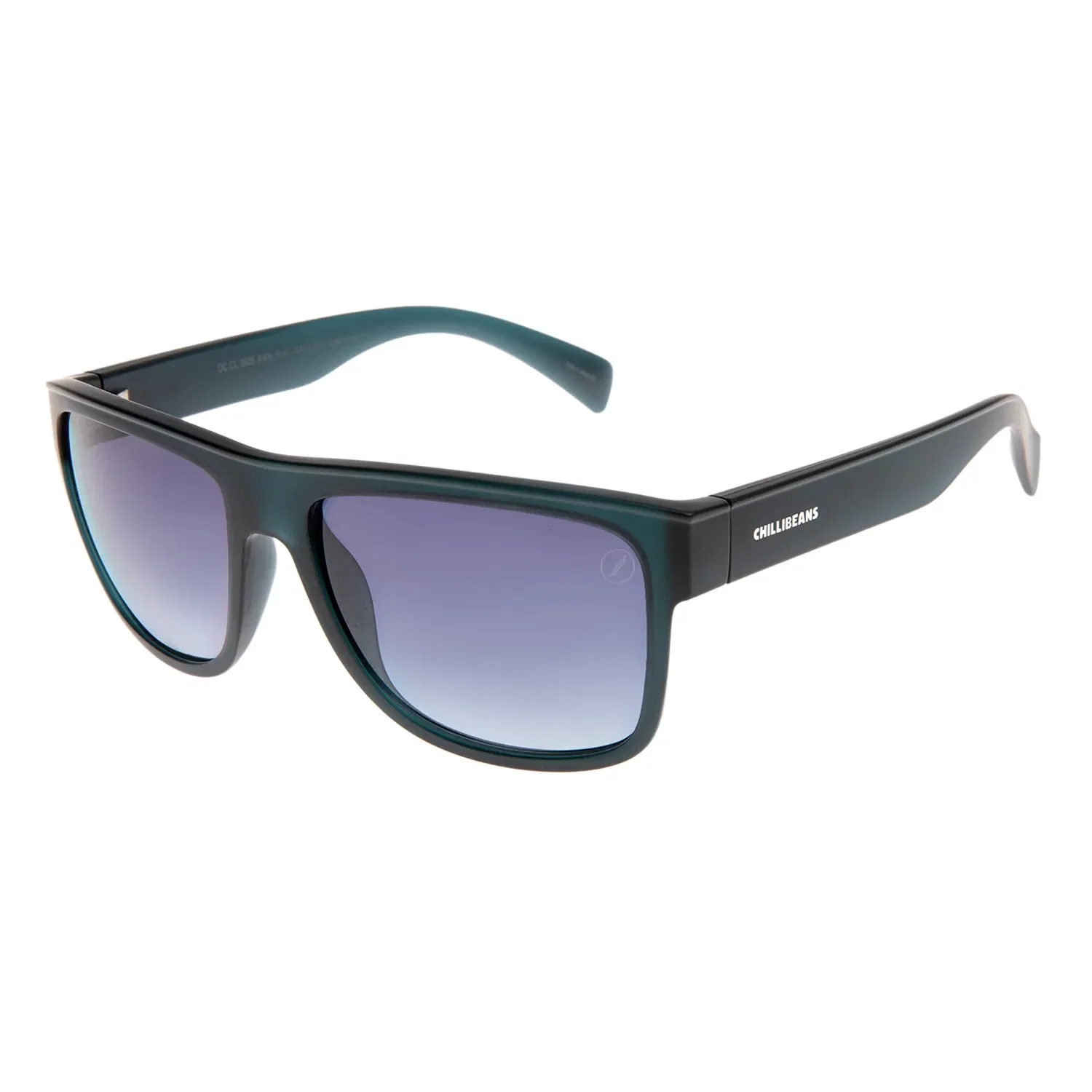 Óculos De Sol Masculino Chilli Beans Quadrado Clássico Azul — imagem 1
