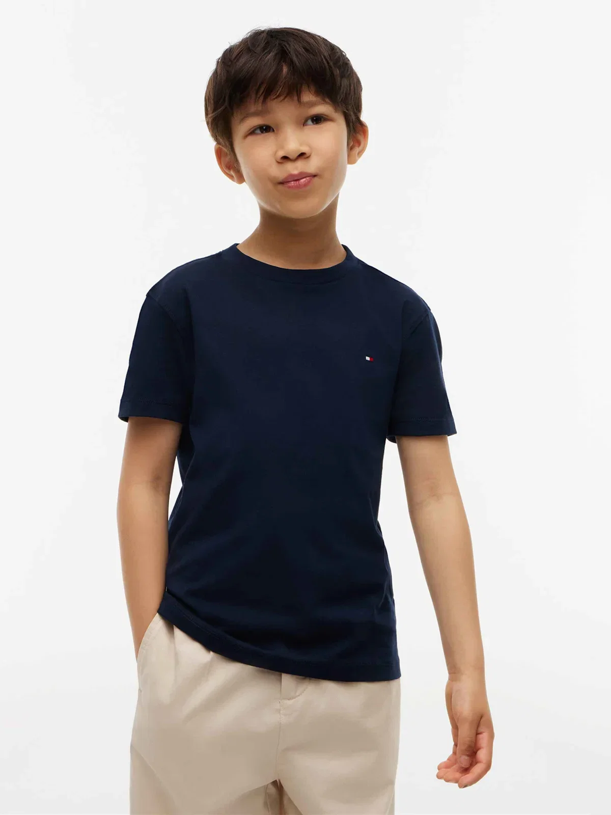 Camiseta Essential com Bordado de Bandeira — imagem 1