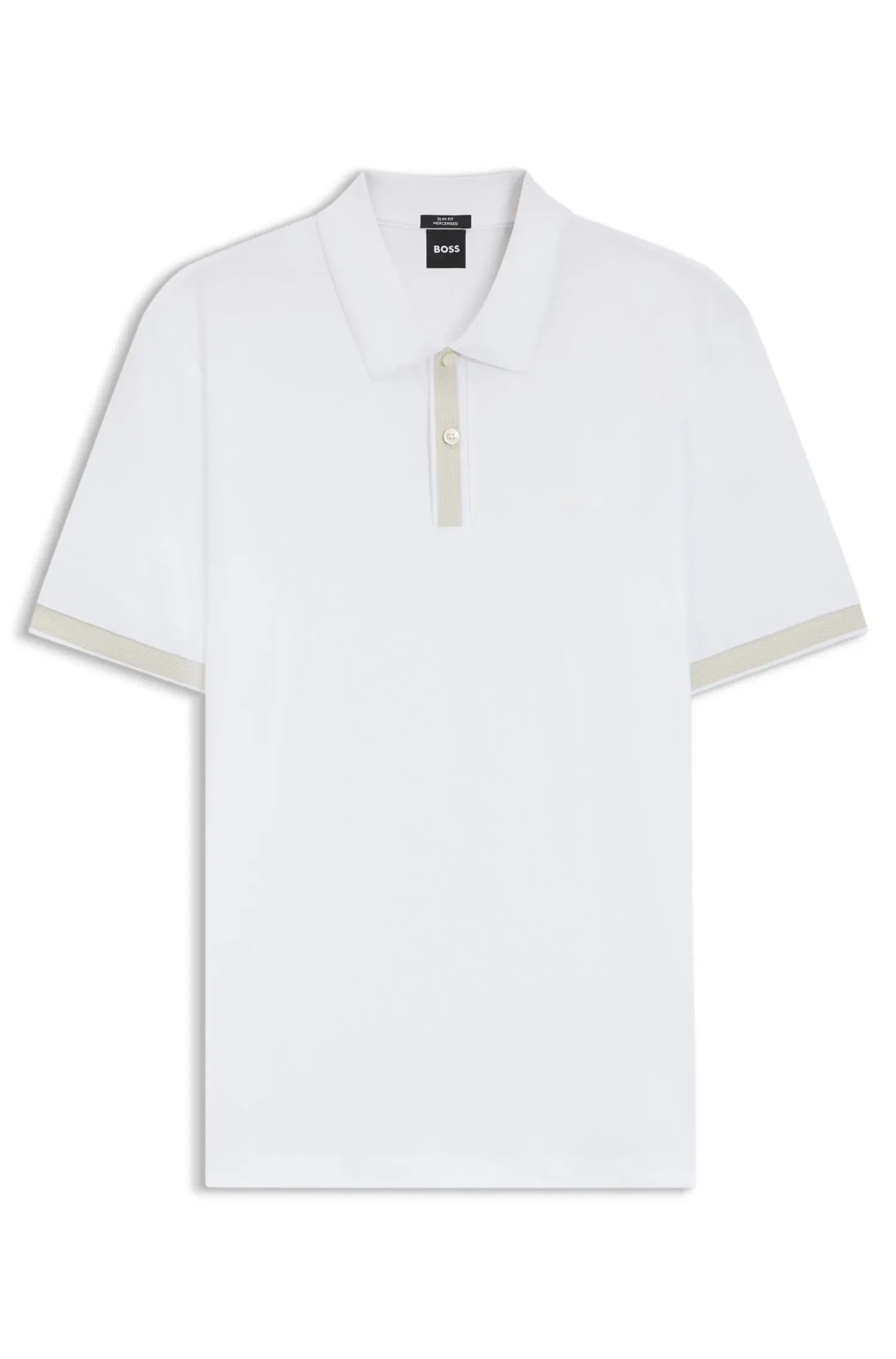 Polo Slim Fit Em Algodão Mercerizado — imagem 1