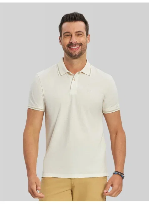 Polo Efeito Linho