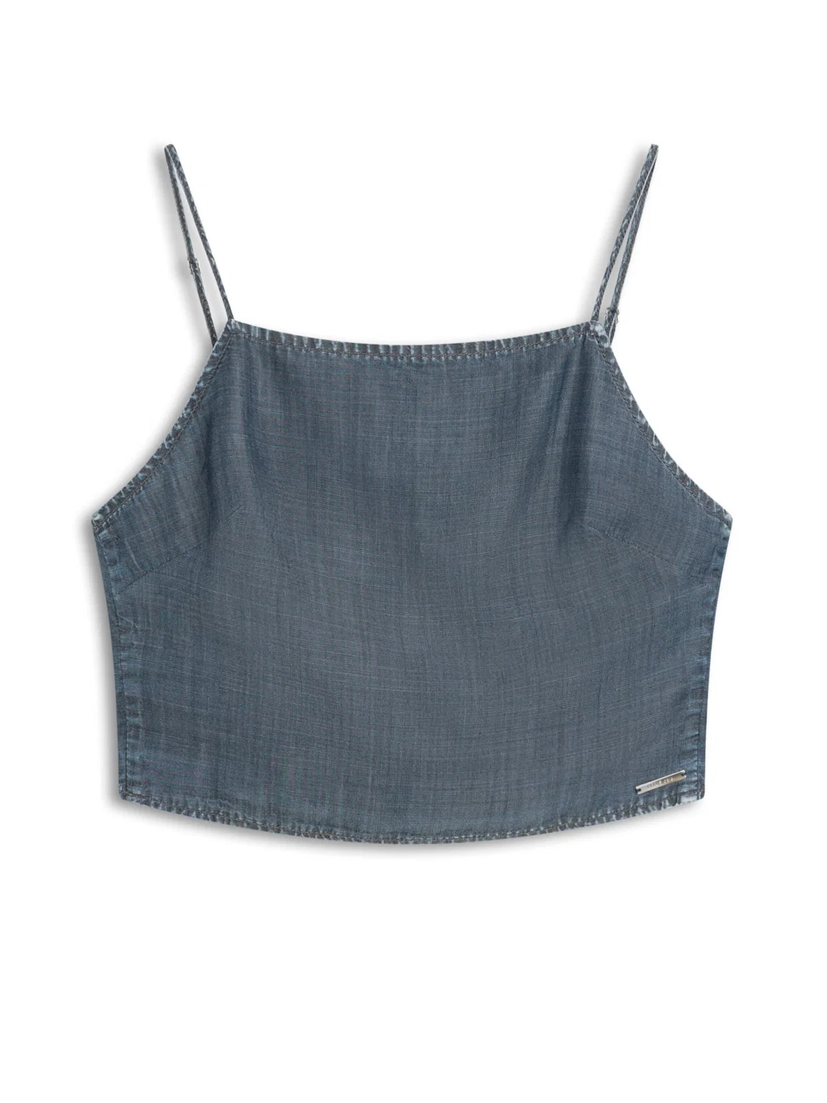 Blusa Comfort Denim Top Amarracao 1933-Lav.Dest.C/Luva