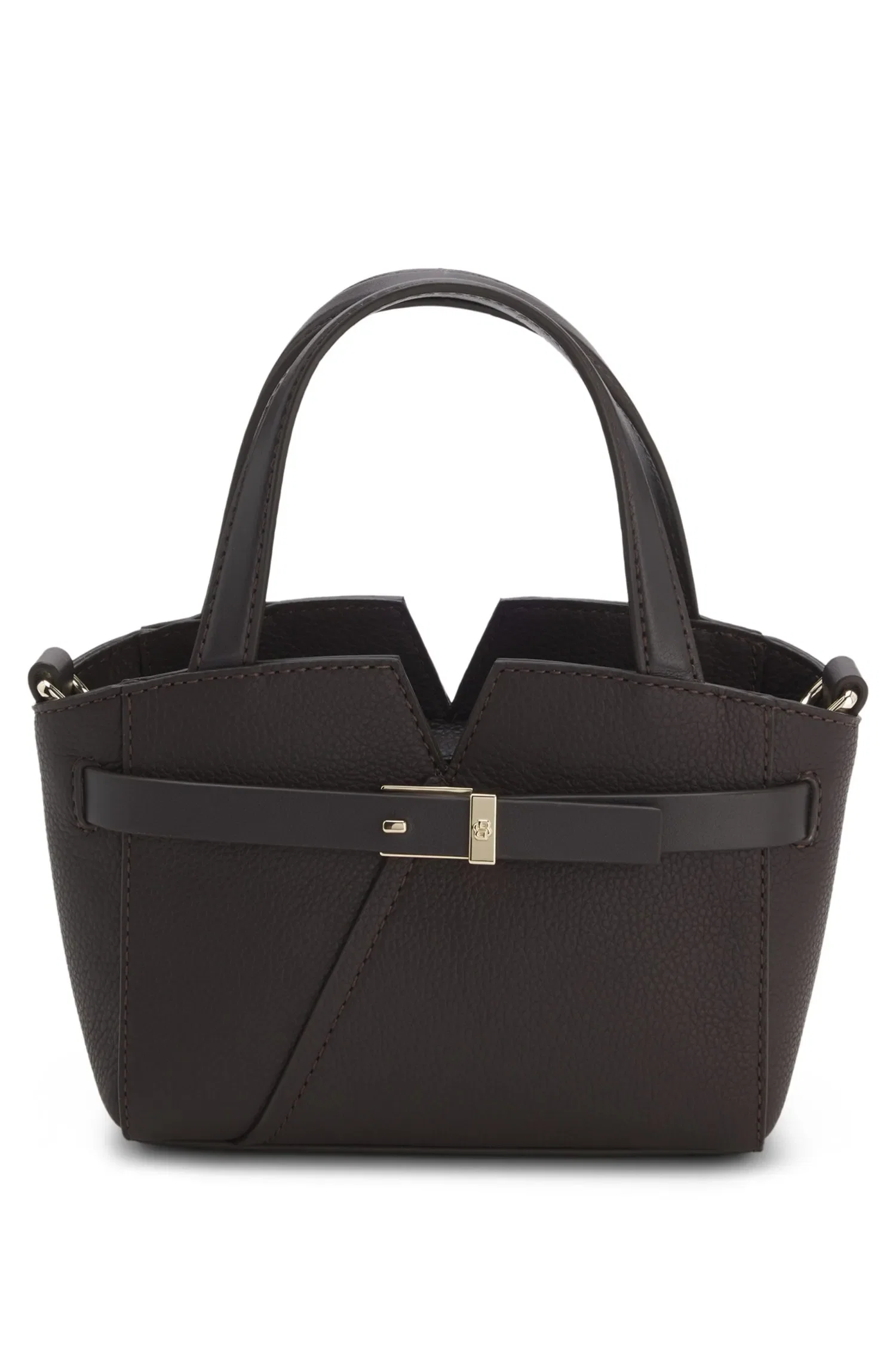 Bolsa Revers Mini Em Couro Granulado