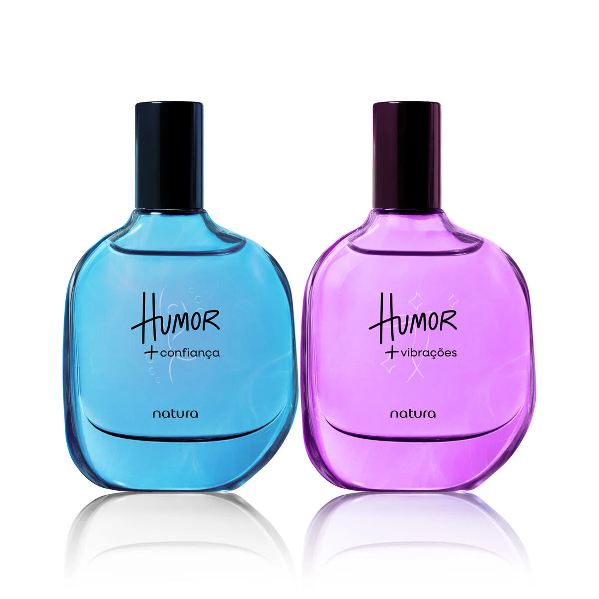 Kit Deo Colônia Natura Humor +Confiança e +Vibrações 25 ml (2 produtos)