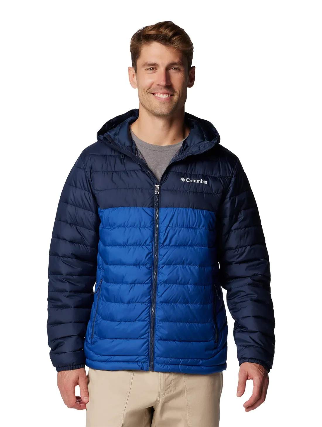 Jaqueta Columbia Masculina Powder Lite™ II com Capuz