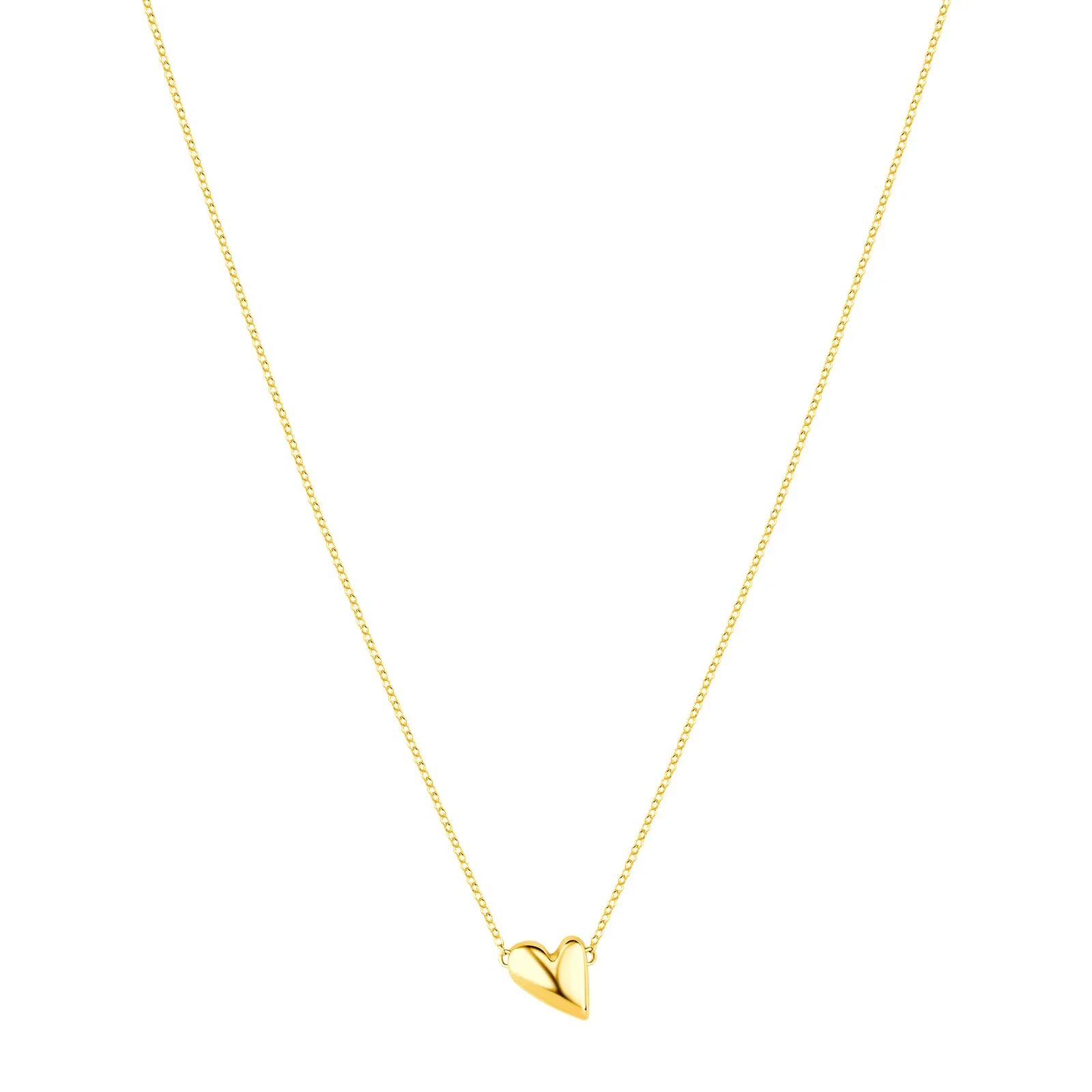 Colar Life Galaxy Coração em Prata 925 com Banho de Ouro Amarelo 18k, 45cm — imagem 1