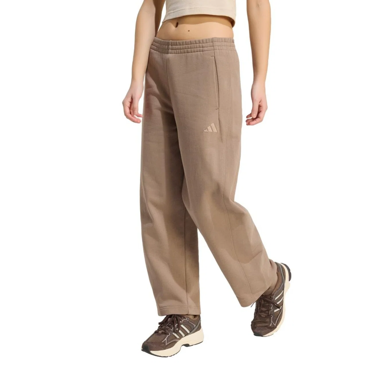 Calça Barrel Uniforme Adidas Small Logo Adidas Feminina