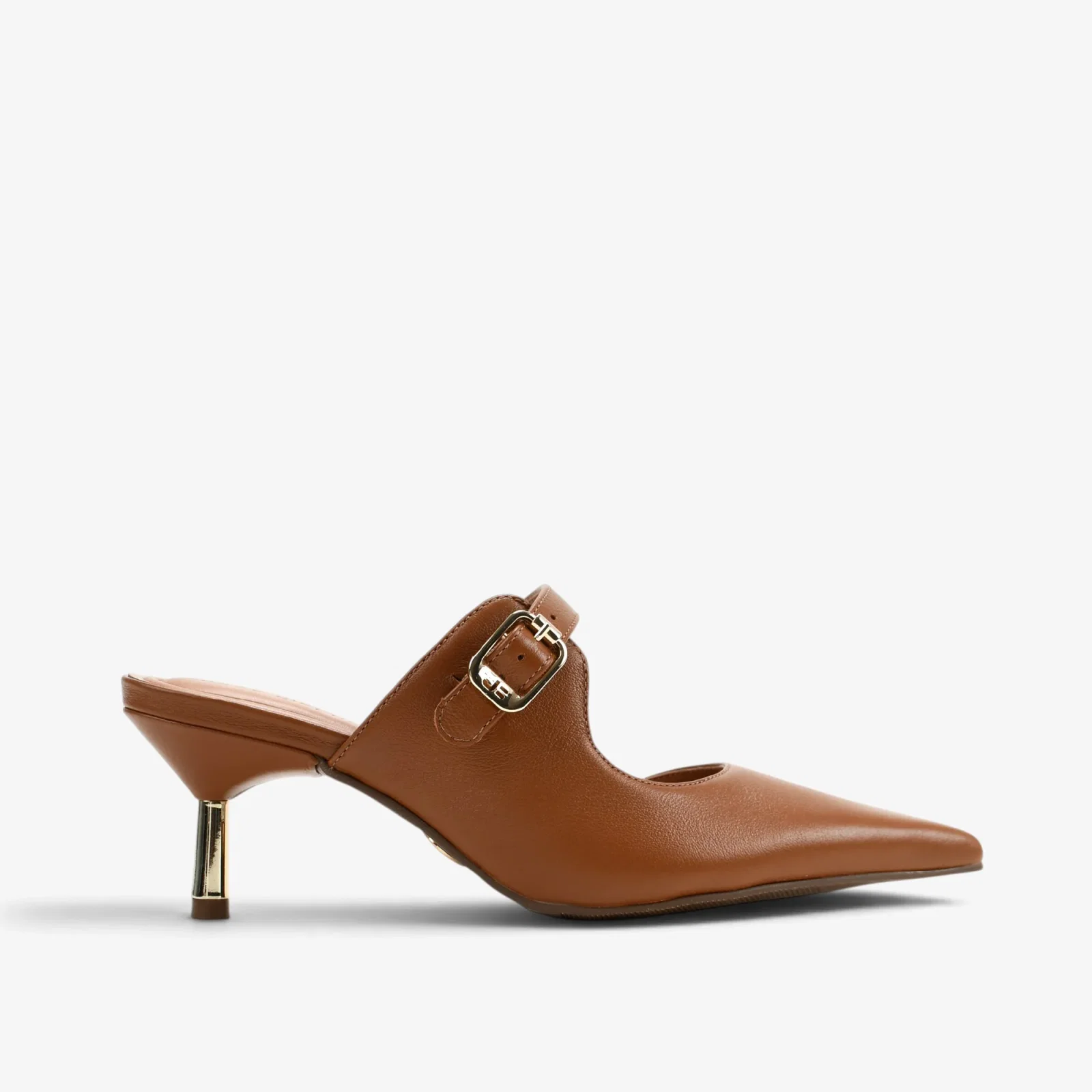 Slingback Caramelo Mascavo Couro
