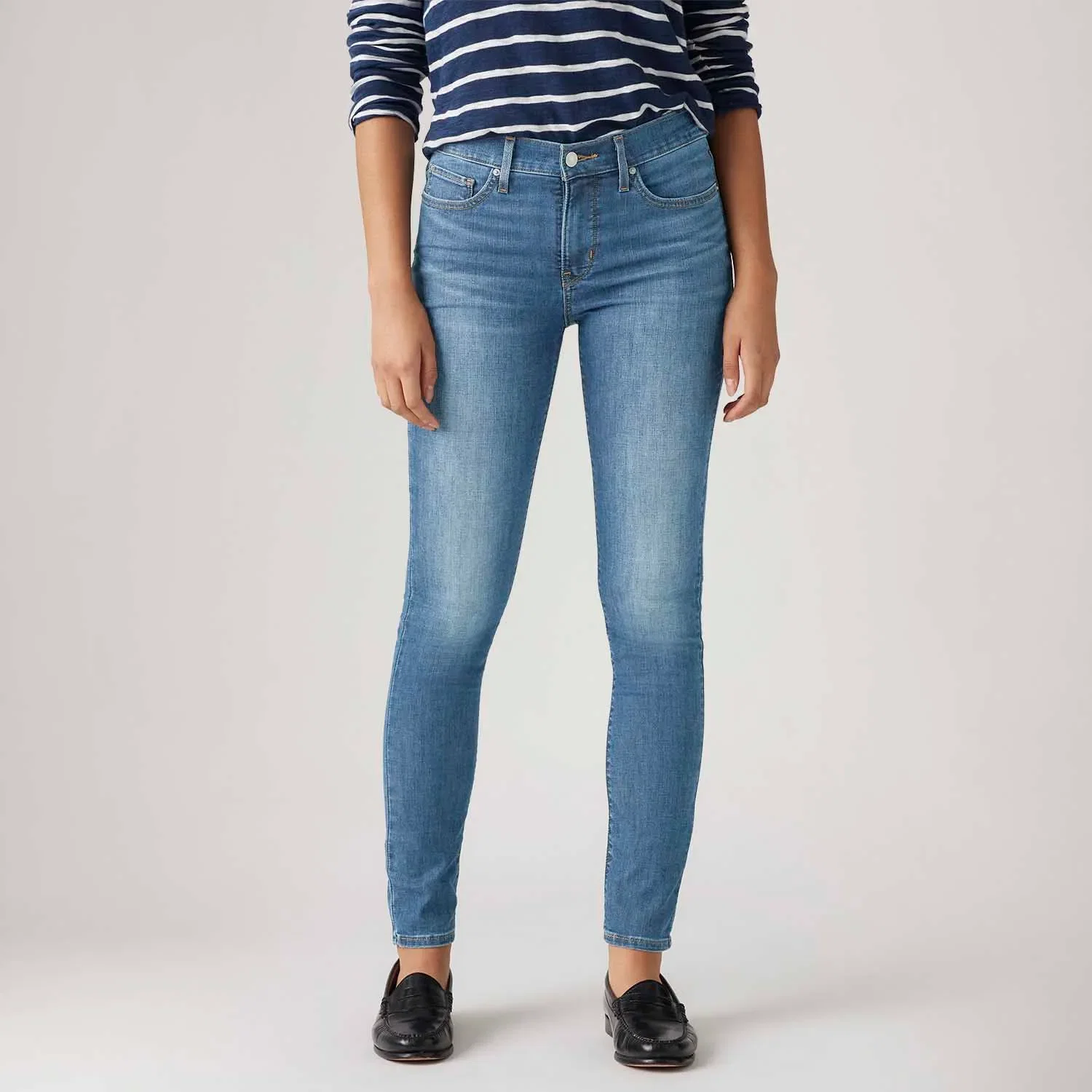 Calça Jeans Levi's® 311® Shamping Skinny Lavagem Clara