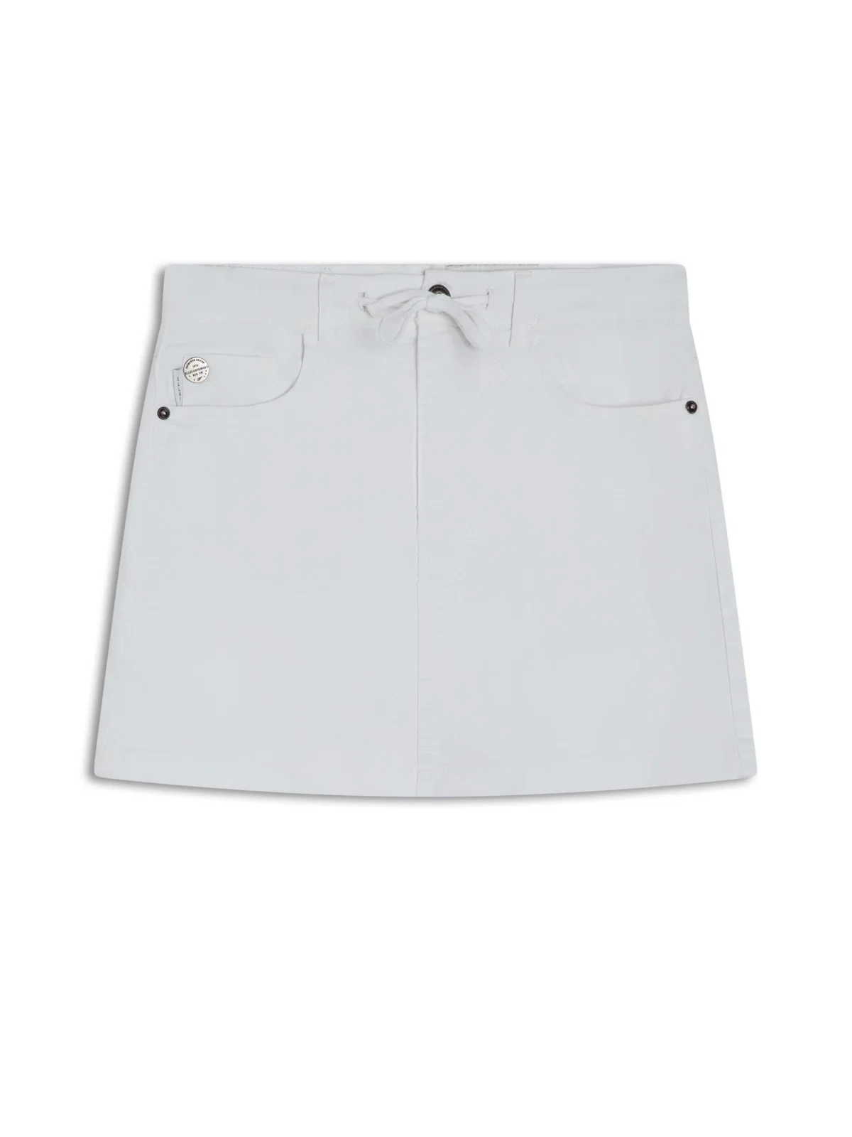 Saia Jogging Color Emma Preppy Branco