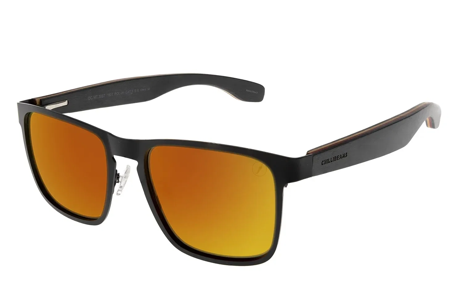 Óculos de Sol Masculino NBA Miami Heat Vermelho Polarizado — imagem 1