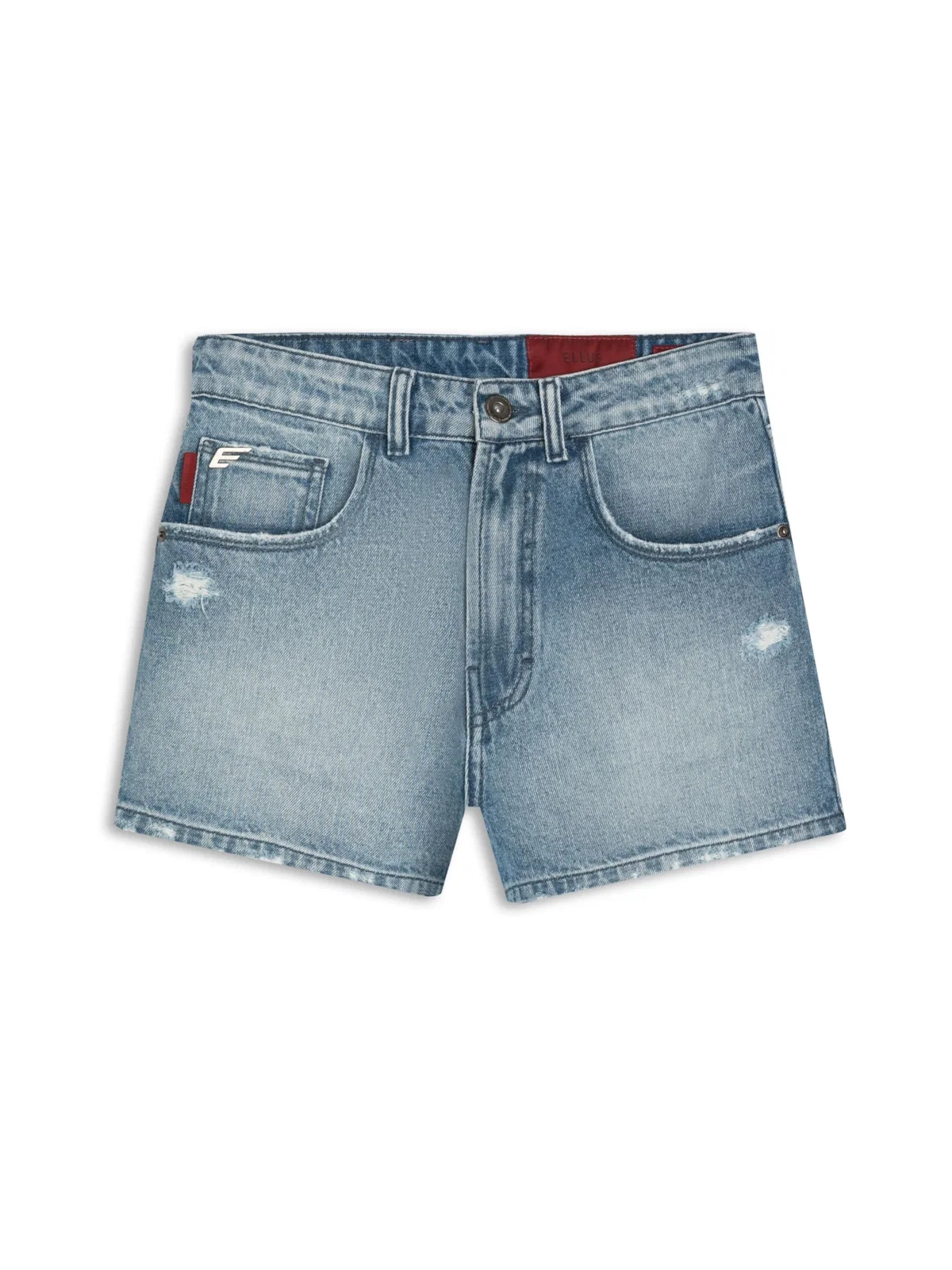 Short Vintage Denim Destroyed Lav.Medio C/Puidos — imagem 1