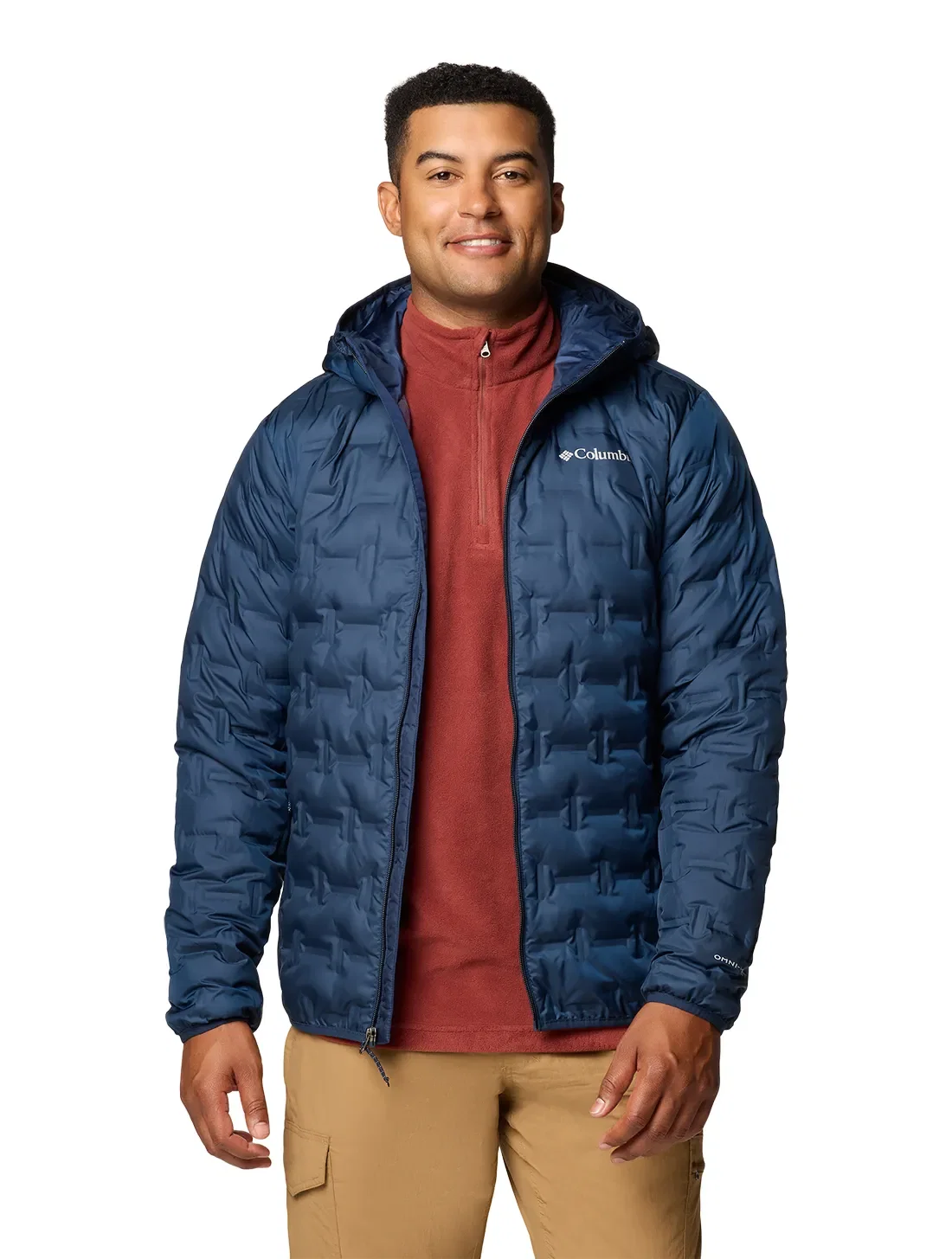 Jaqueta Down Columbia Masculina Delta Ridge™ II com Capuz — imagem 1
