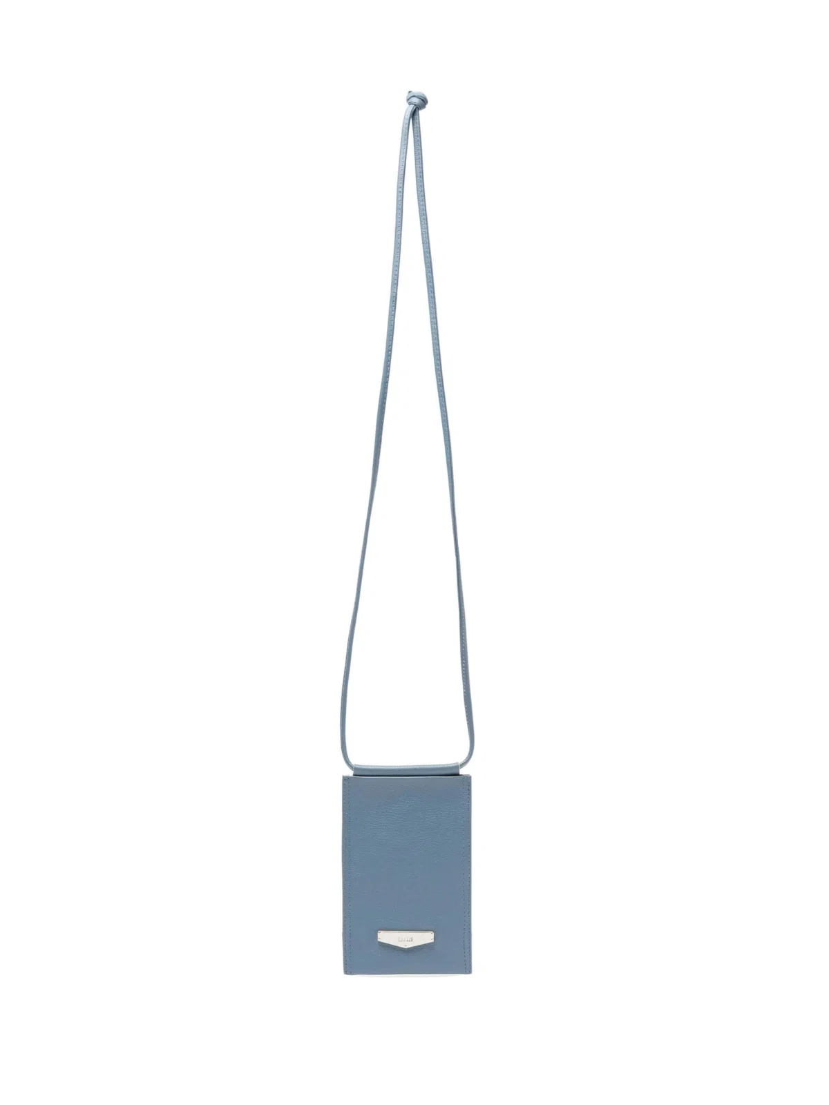 Bolsa Pouch Basic Leather Ellus Azul Seco