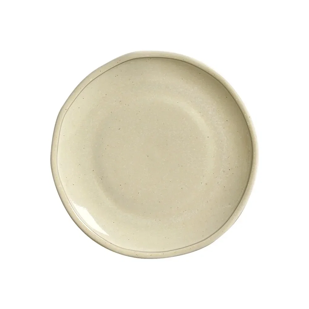 Prato para Sobremesa Daily Shiny Stoneware 19,5cm Porto Brasil Bege — imagem 1