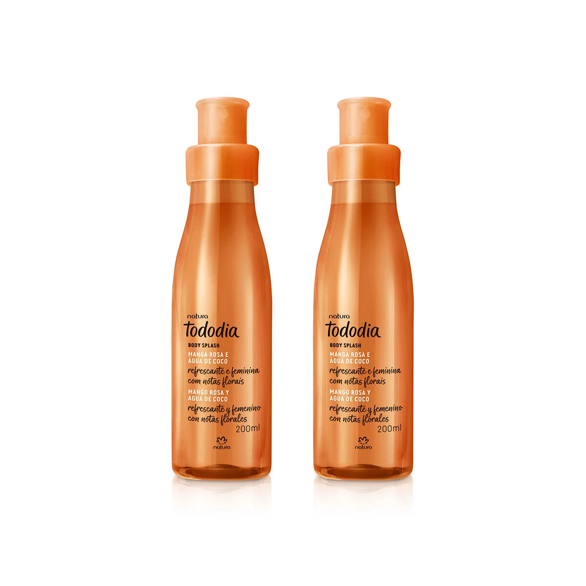 Kit Body Splash Tododia Manga Rosa e Água de Coco 2 produtos de 200 ml