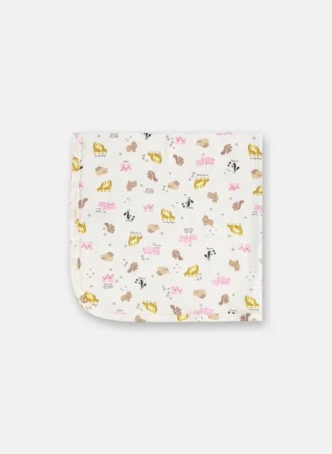 Manta Essentials Para Bebê Em Suedine Premium Off White Up Baby