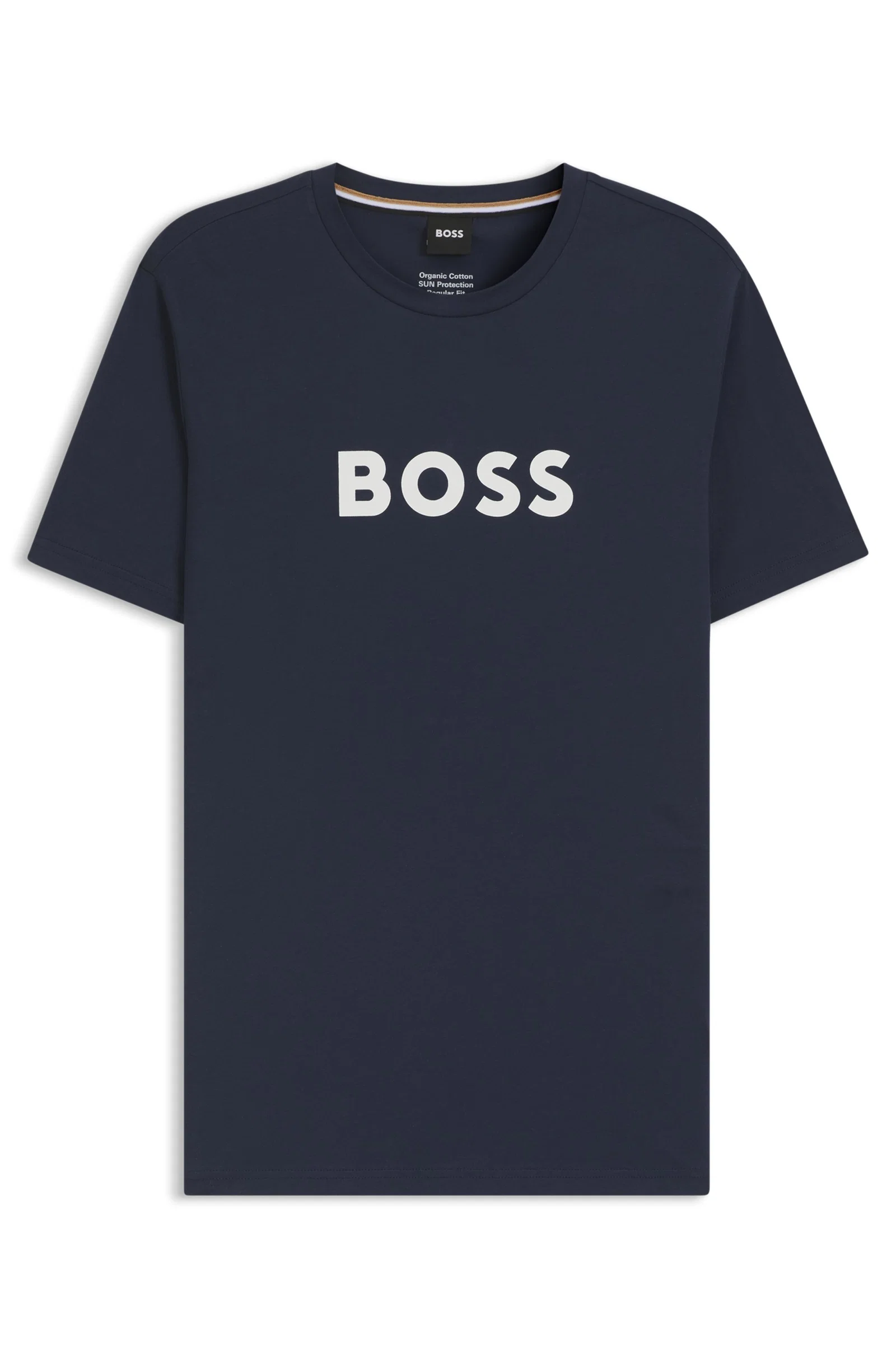 Camiseta Regular-Fit De Algodão Com Estampa De Logo.