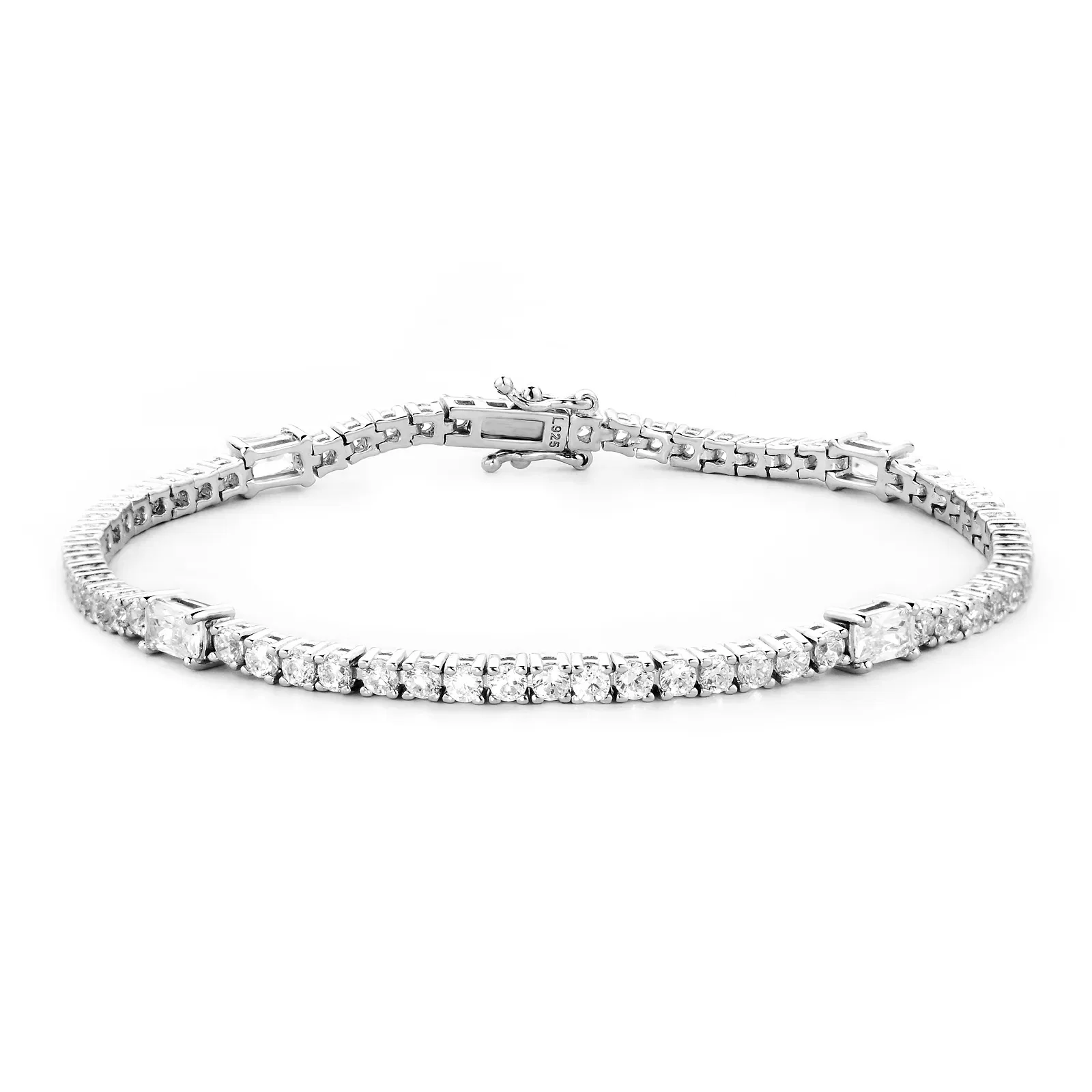 Pulseira Life Riviera em Prata 925 com Pedras Incolores — imagem 1
