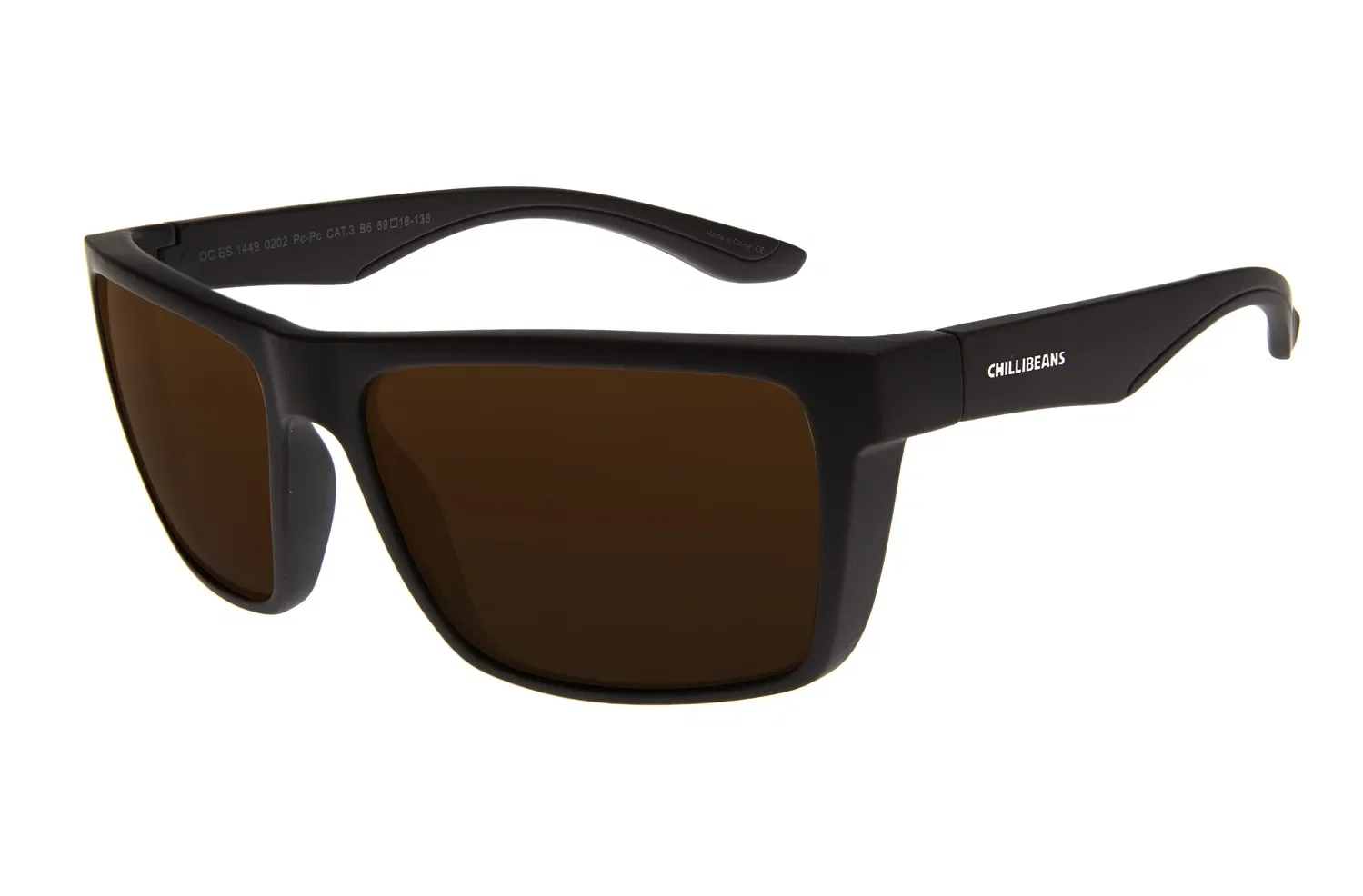 Óculos de Sol Masculino Chilli Beans Esportivo BF Marrom