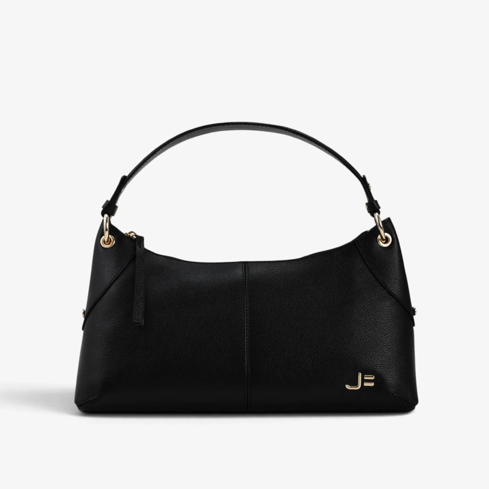 Bolsa Hobo Preto Couro