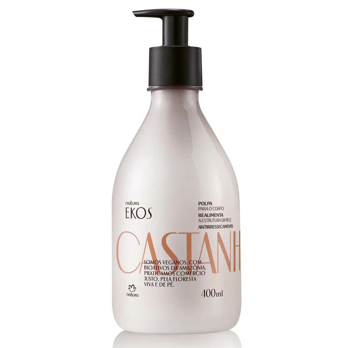 Polpa Desodorante Hidratante para o Corpo Ekos Castanha 400 ml