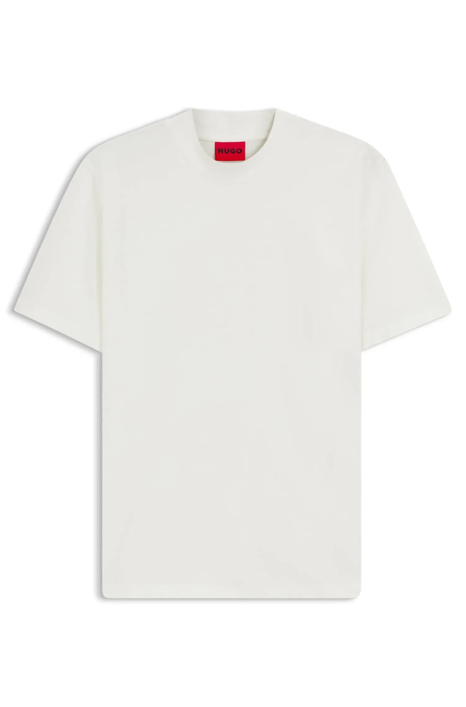 Camiseta Slim Fit Em Algodão Com Colarinho Mandarim — imagem 1